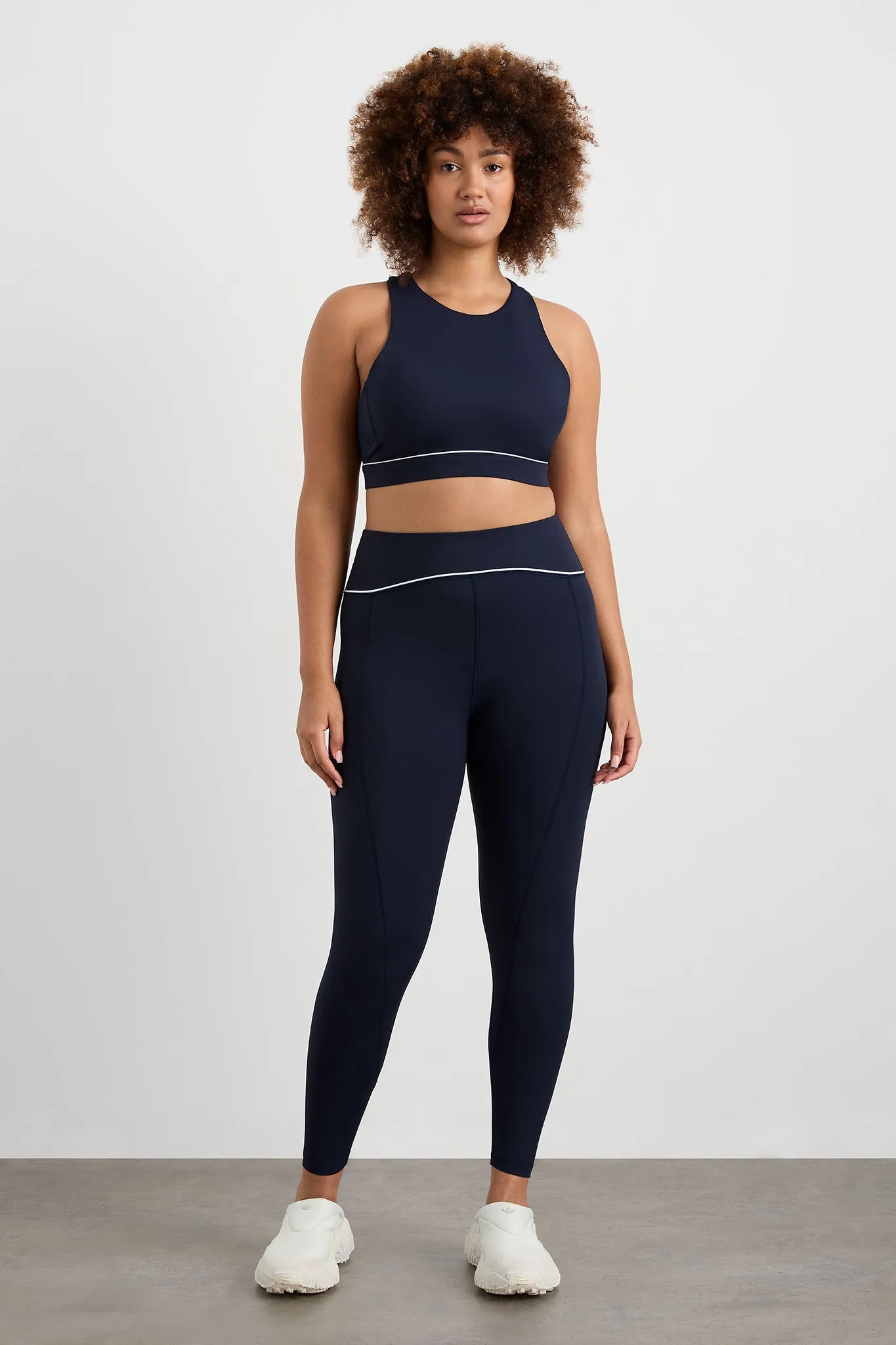 Curved Waist Full Length Legging 251