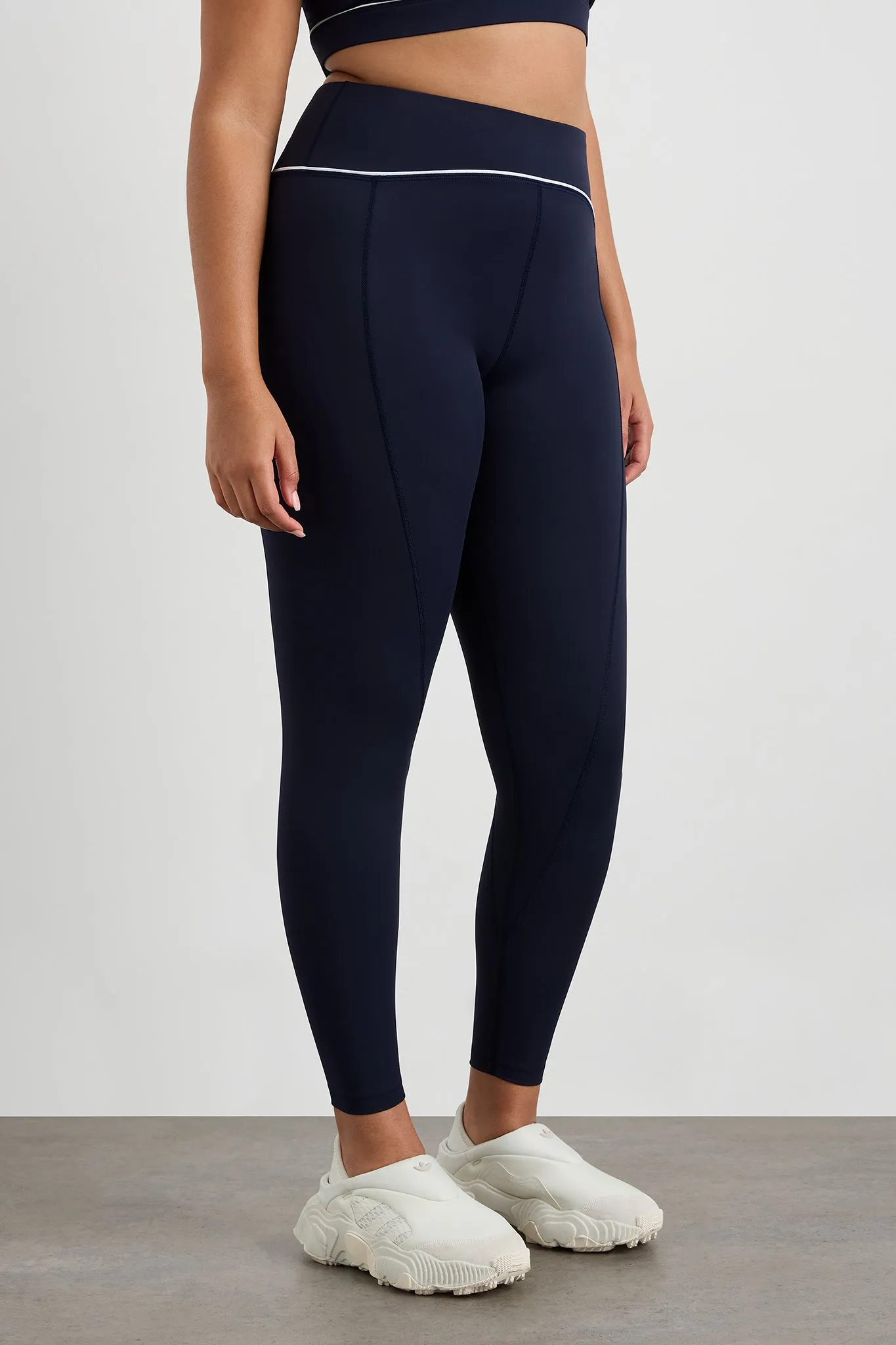 Curved Waist Full Length Legging 251