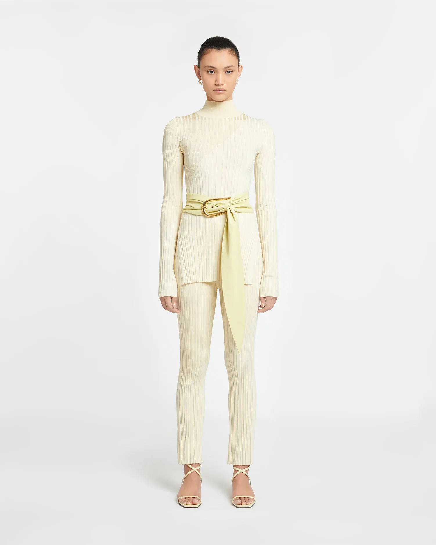 Dae - Okobor™ Alt-Leather Belt - Lemongrass