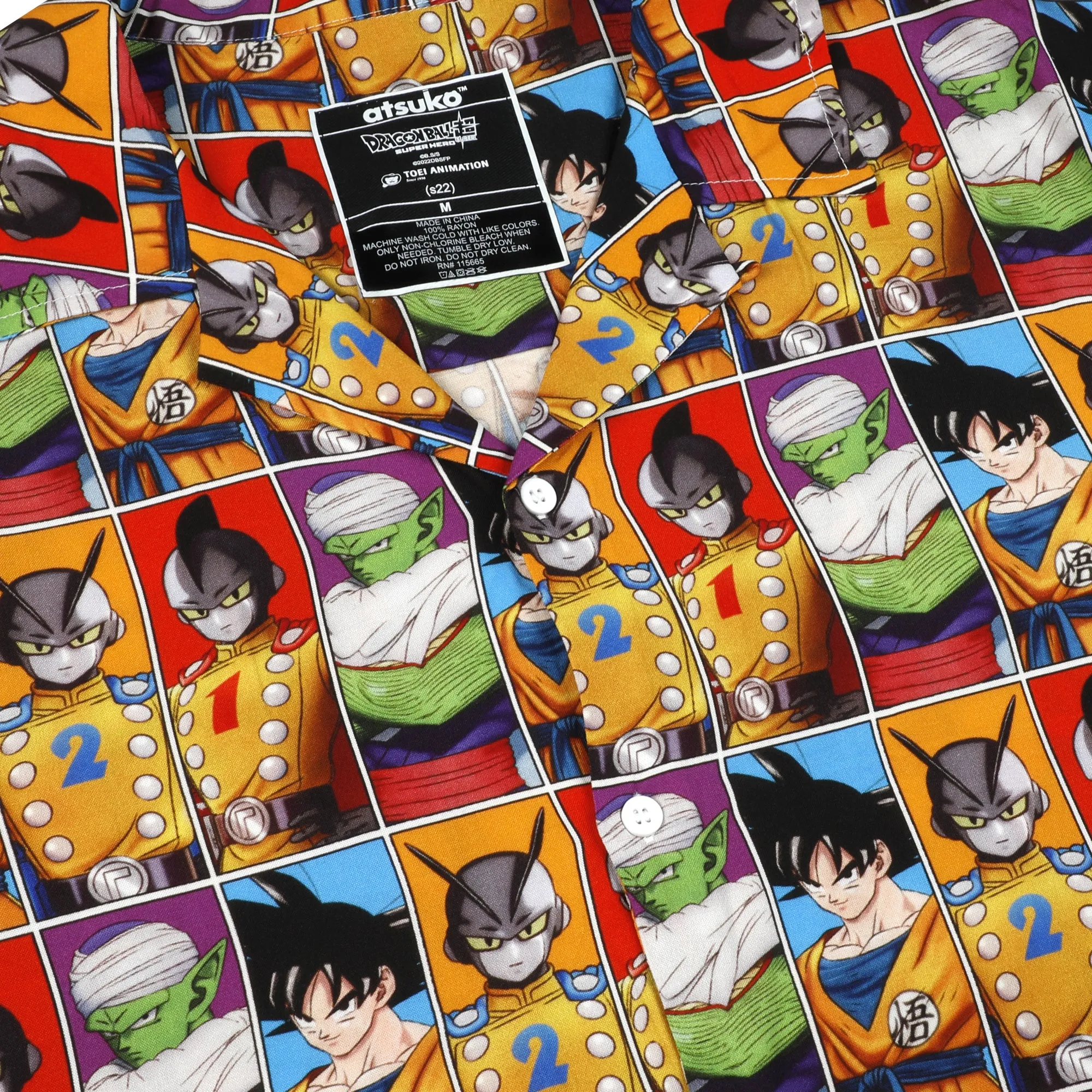 DBS: Super Hero AOP Button-Down Set