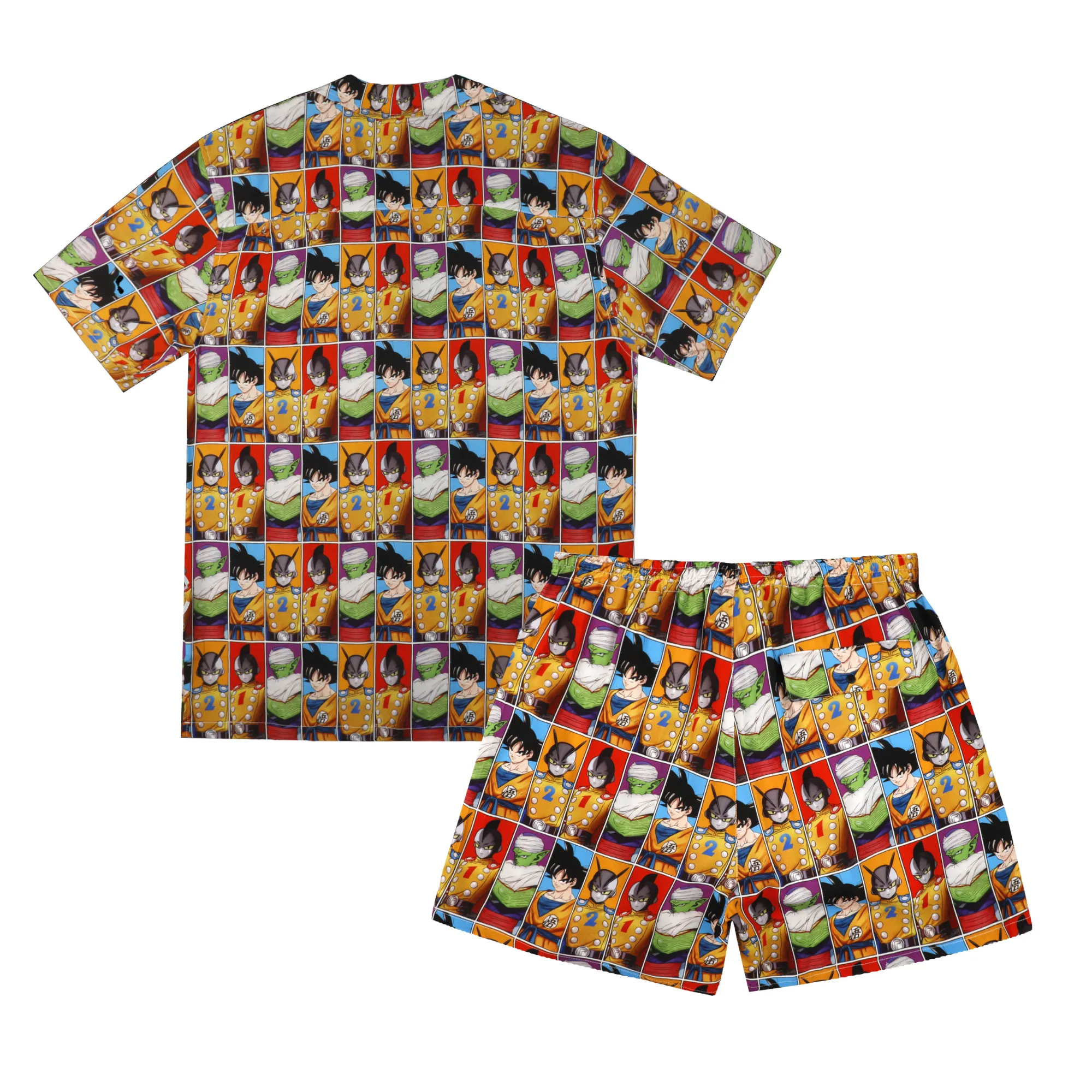 DBS: Super Hero AOP Button-Down Set