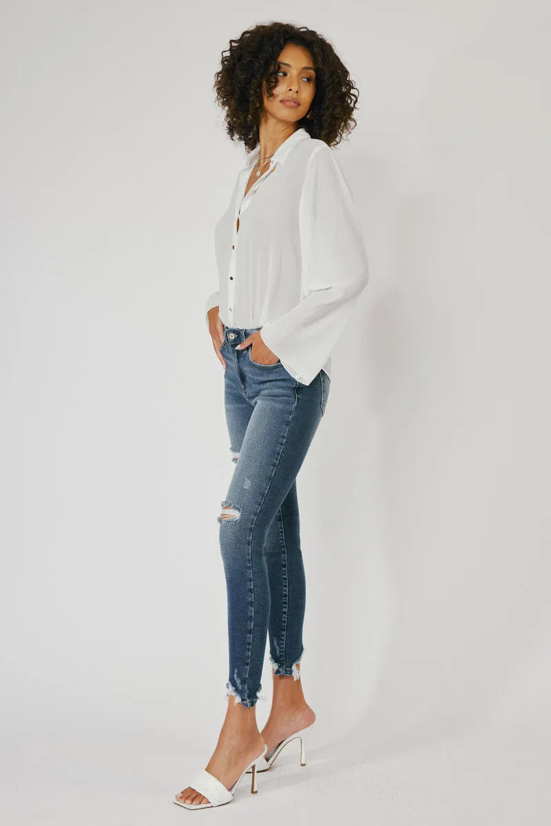 Declan High Rise Ankle Skinny Jeans