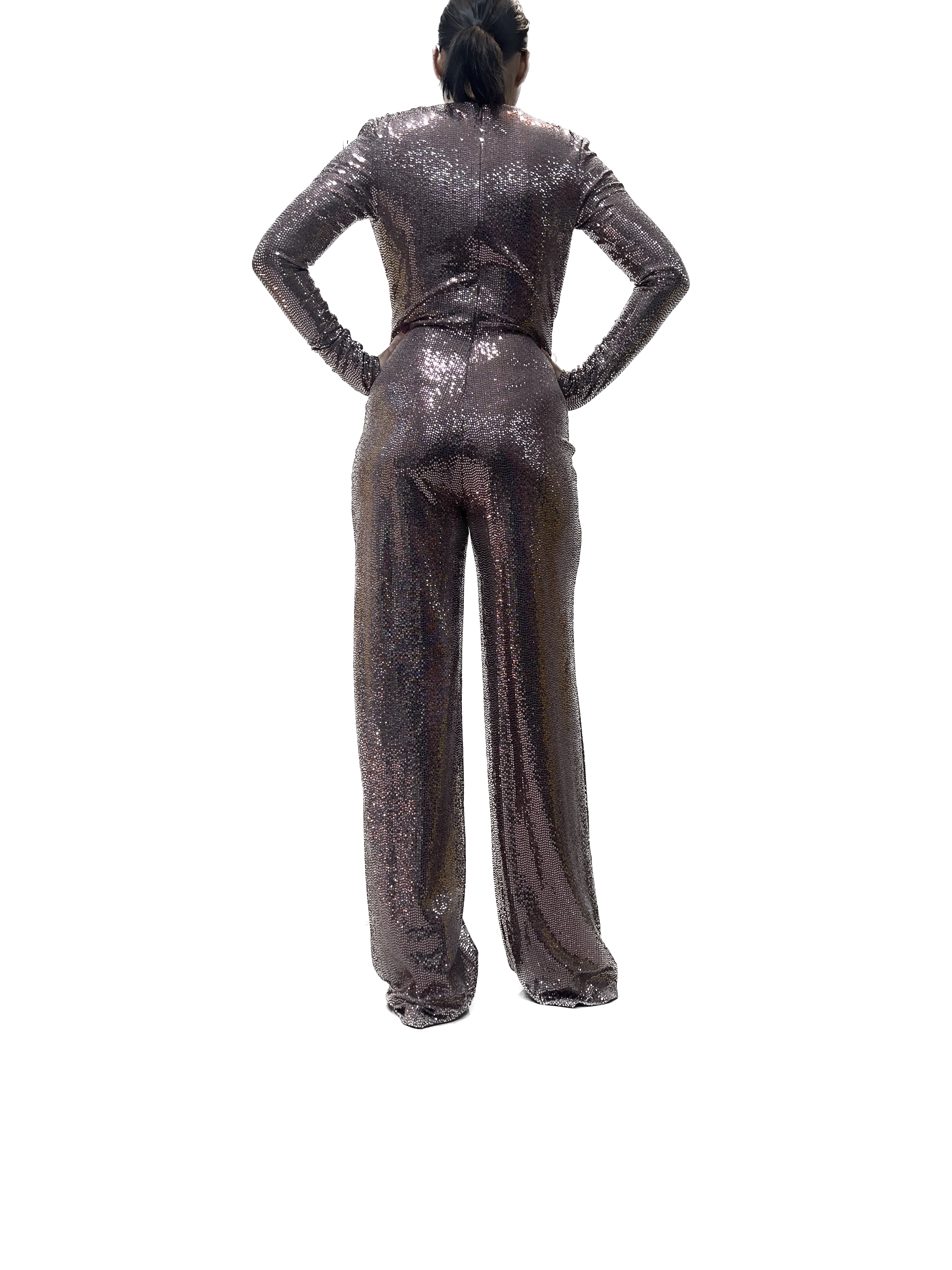 Deep V Jumpsuit