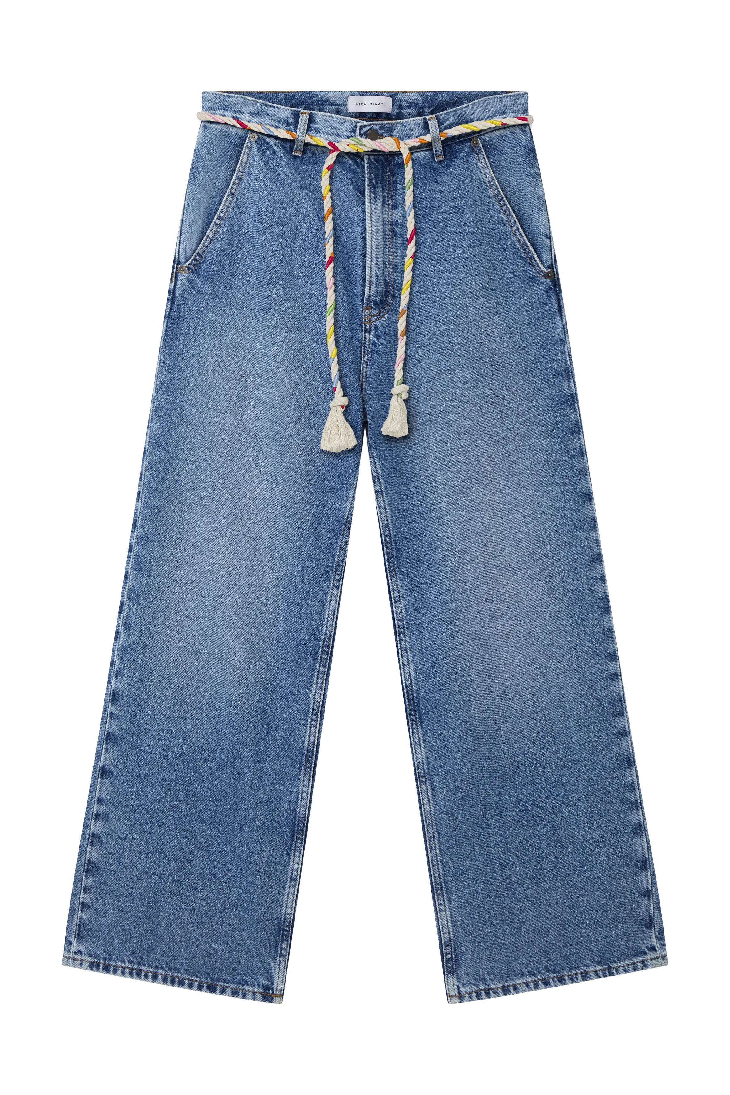 Denim Straight Leg Jeans
