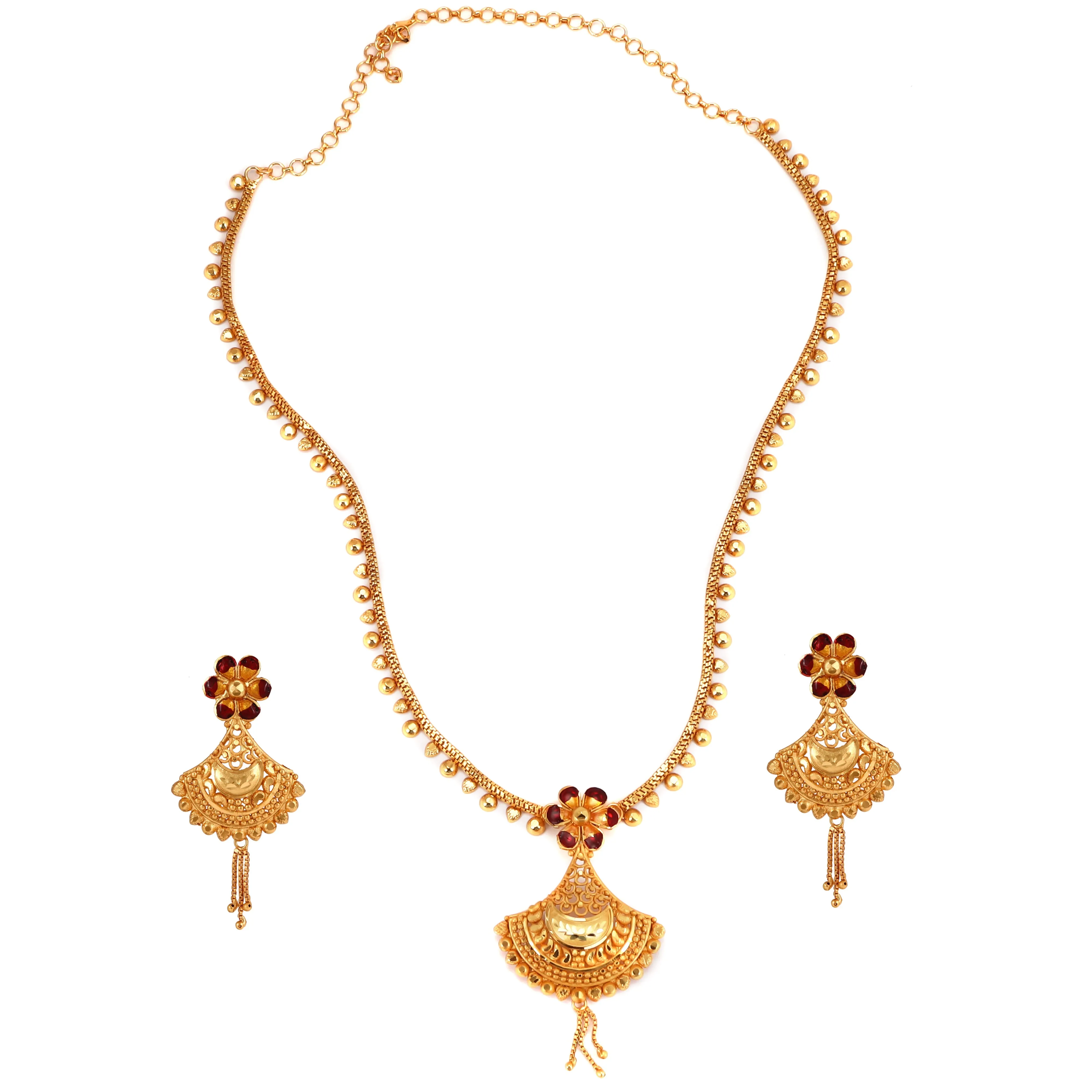 Dipti - Minakari Chain Necklace Set