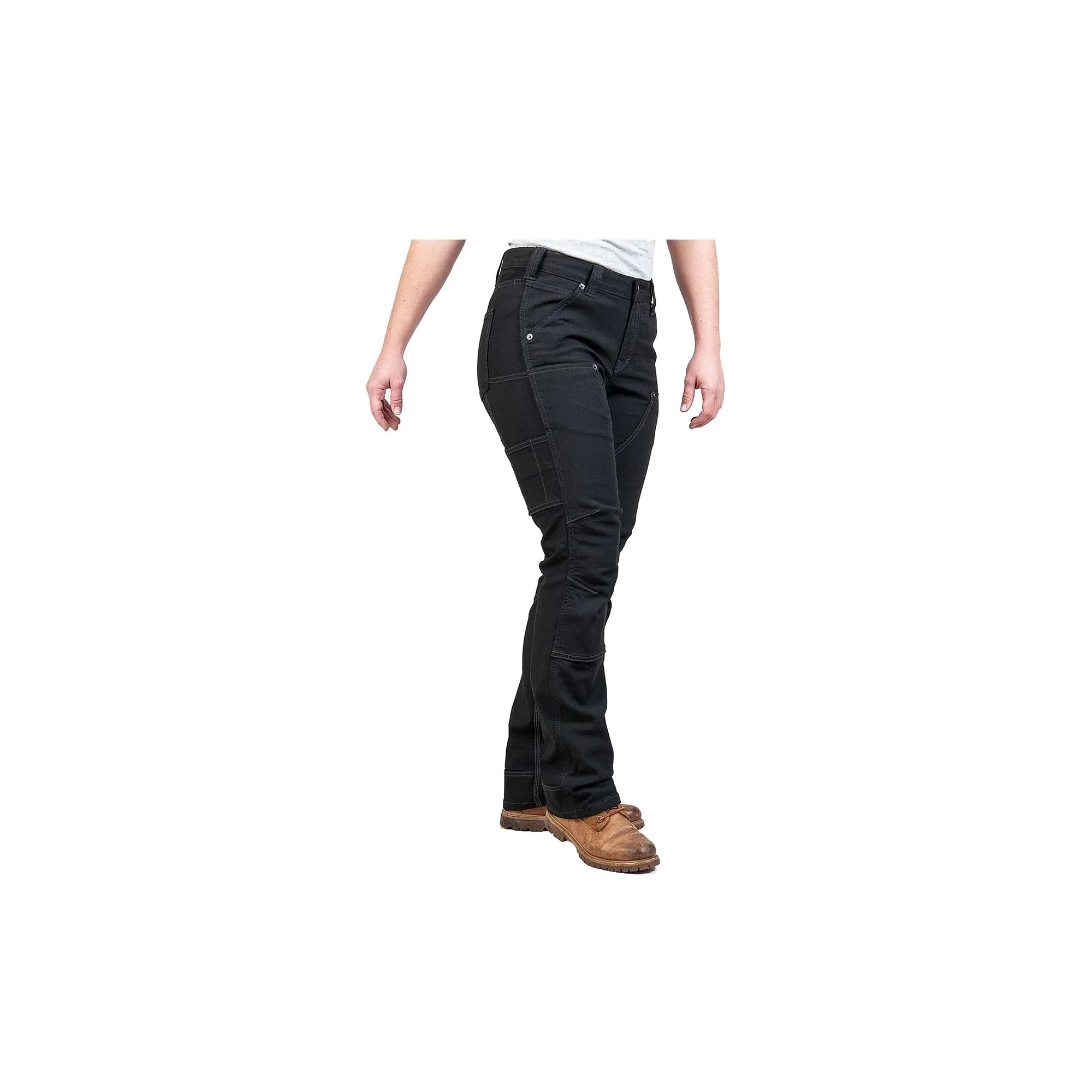 Dovetail Workwear Womens Britt Utility No Fade Black Canvas