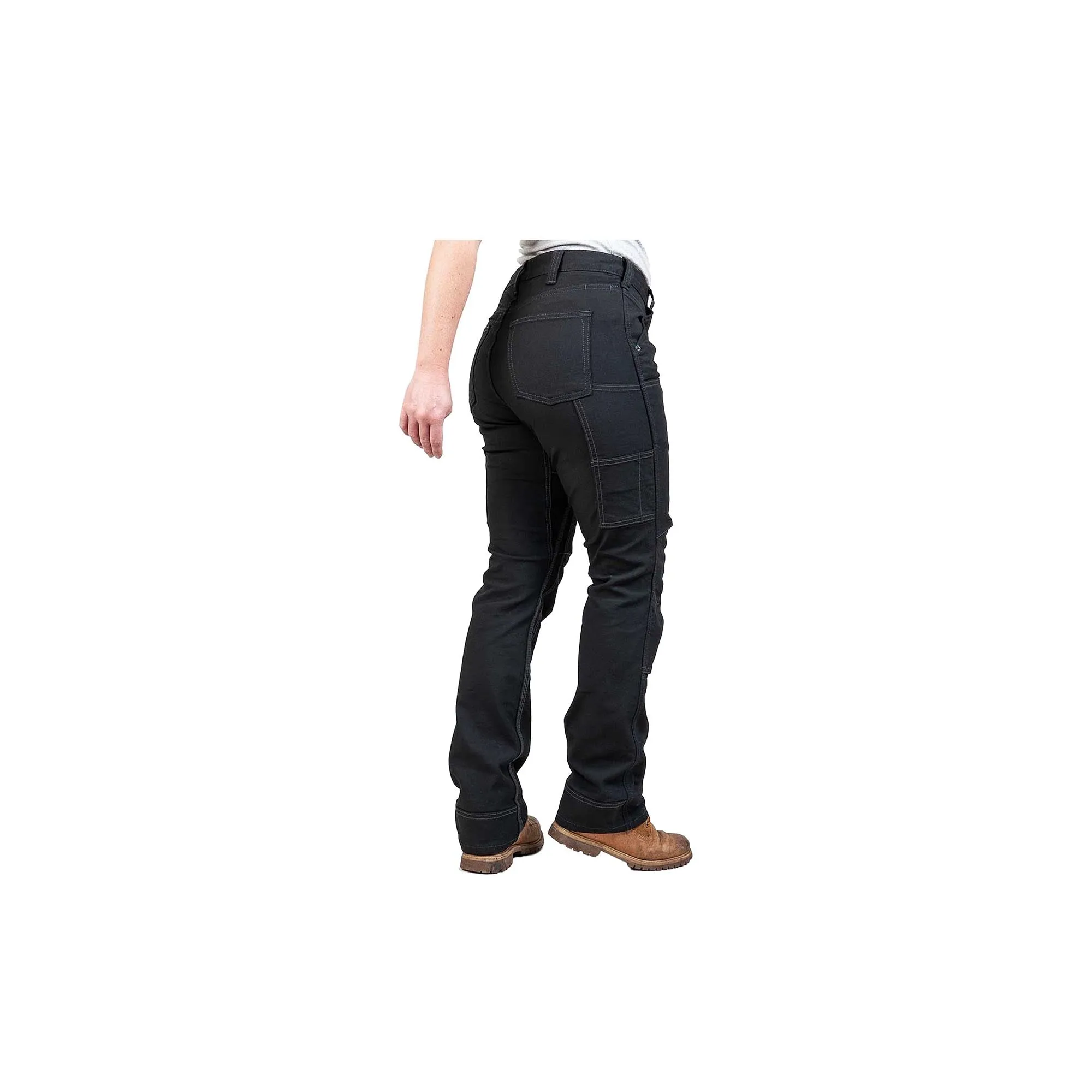 Dovetail Workwear Womens Britt Utility No Fade Black Canvas