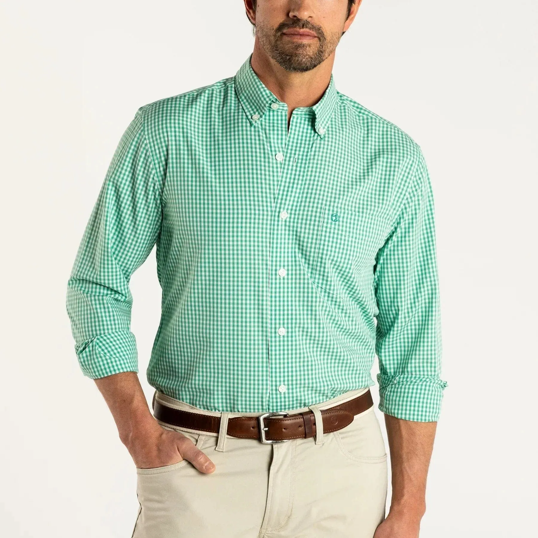 Duck Head Walton Longsleeve Performance Shirt - Men's