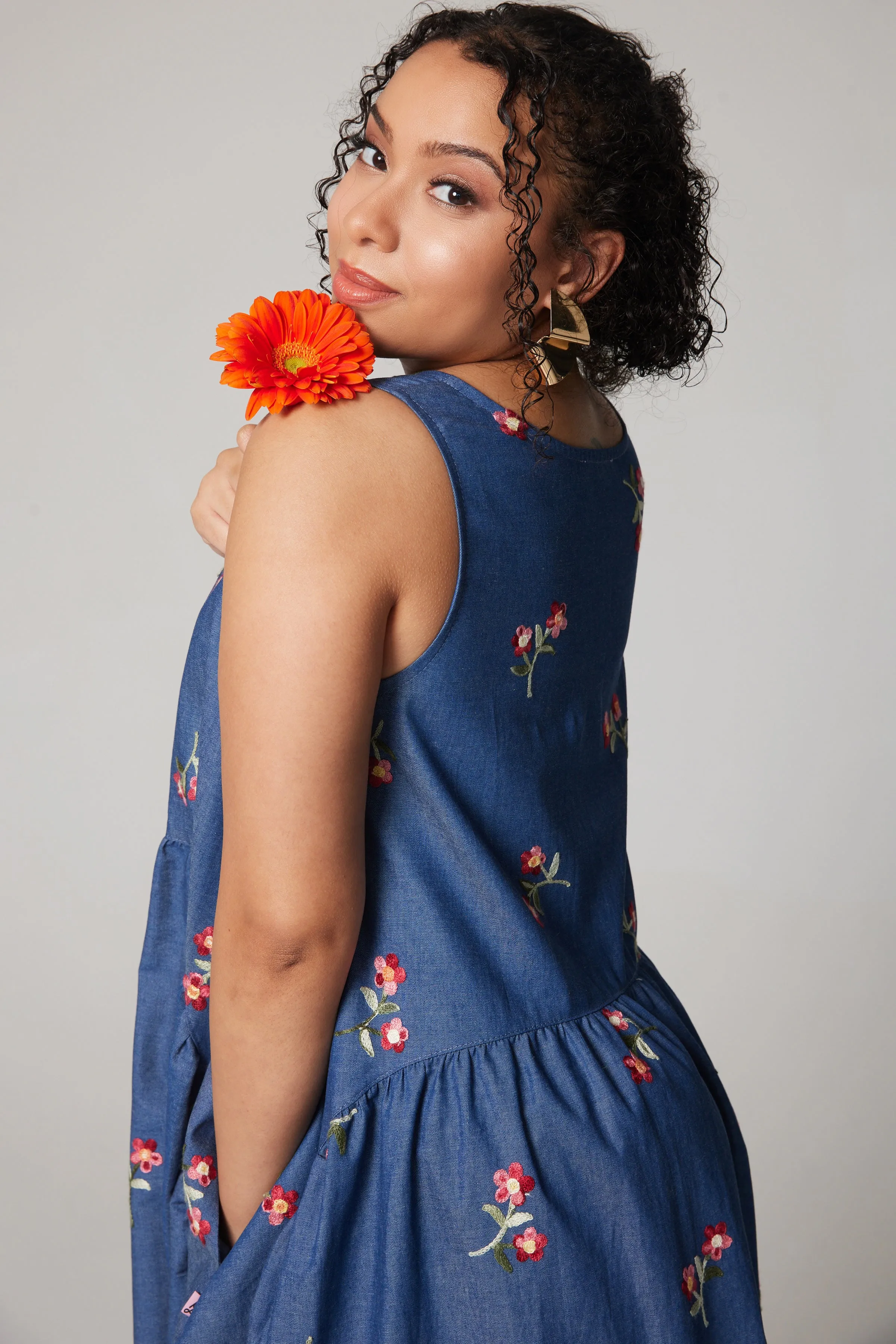 Eclipse Dress - Denim