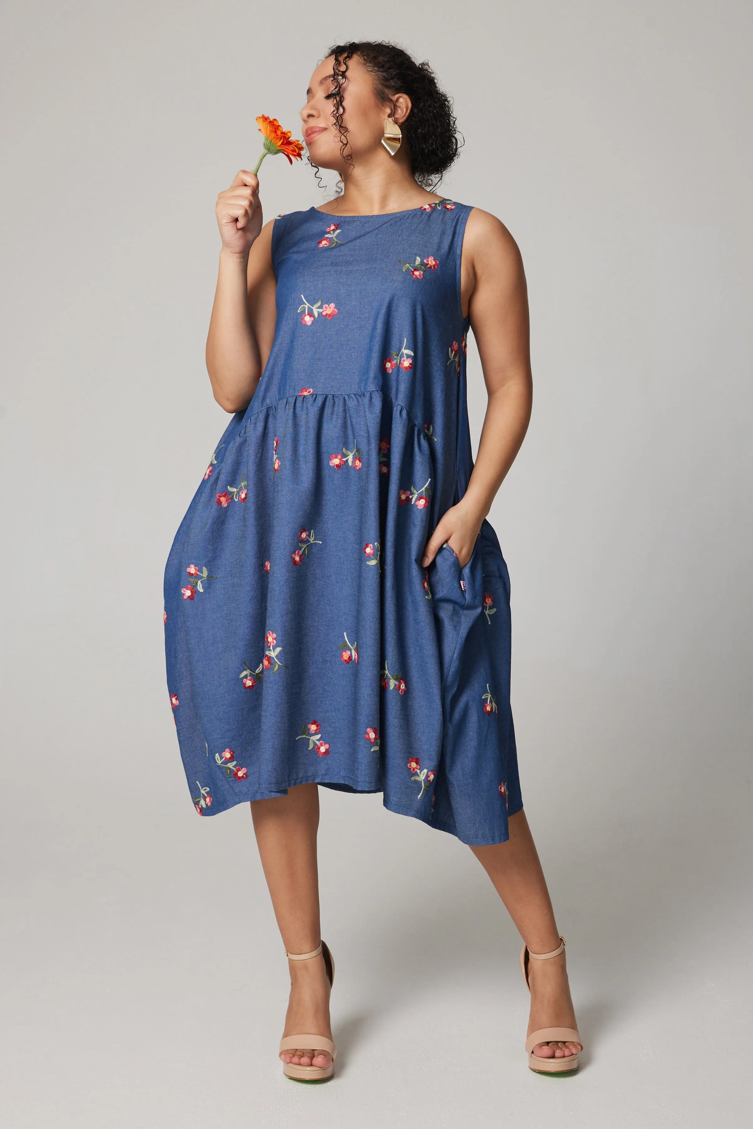 Eclipse Dress - Denim