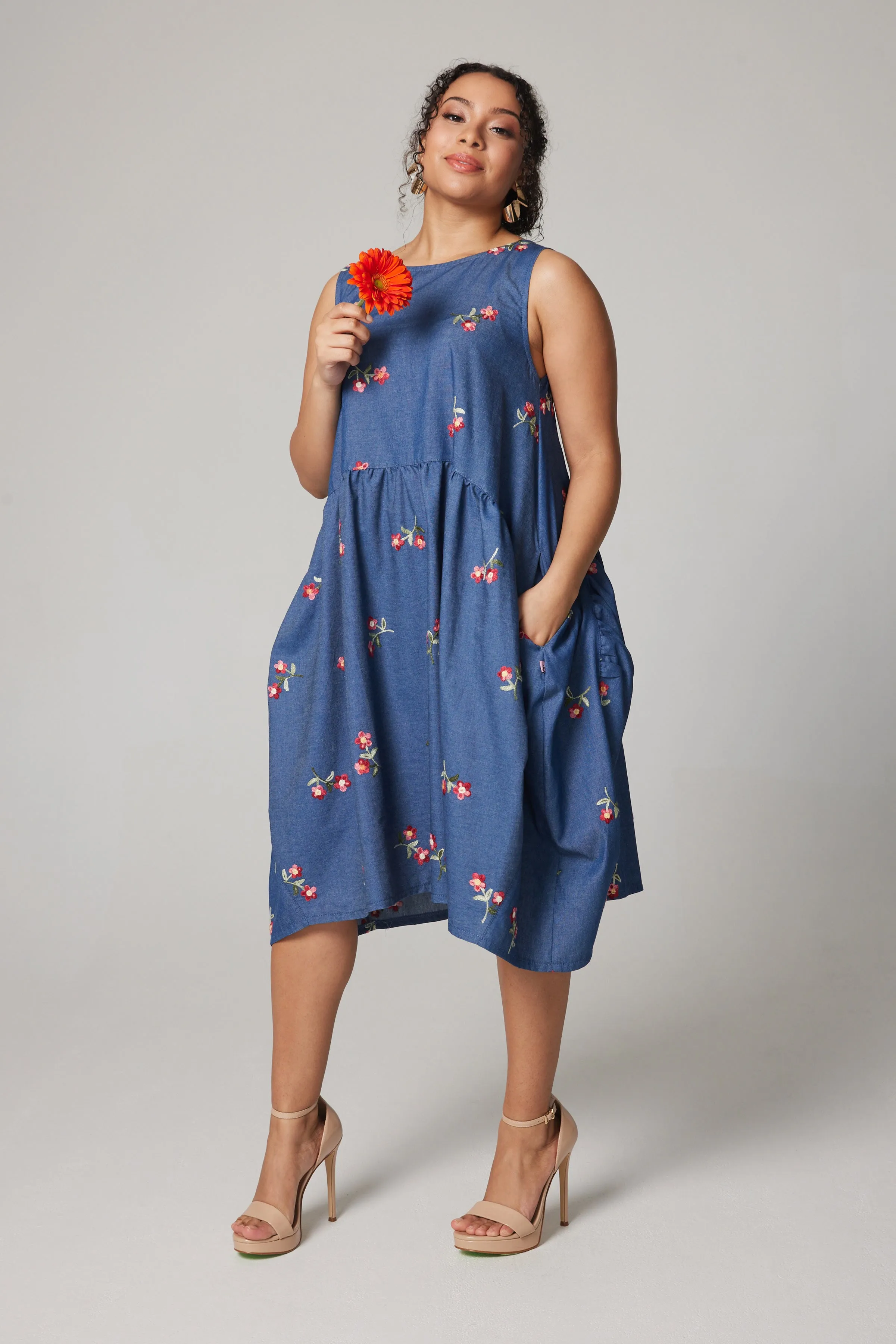 Eclipse Dress - Denim