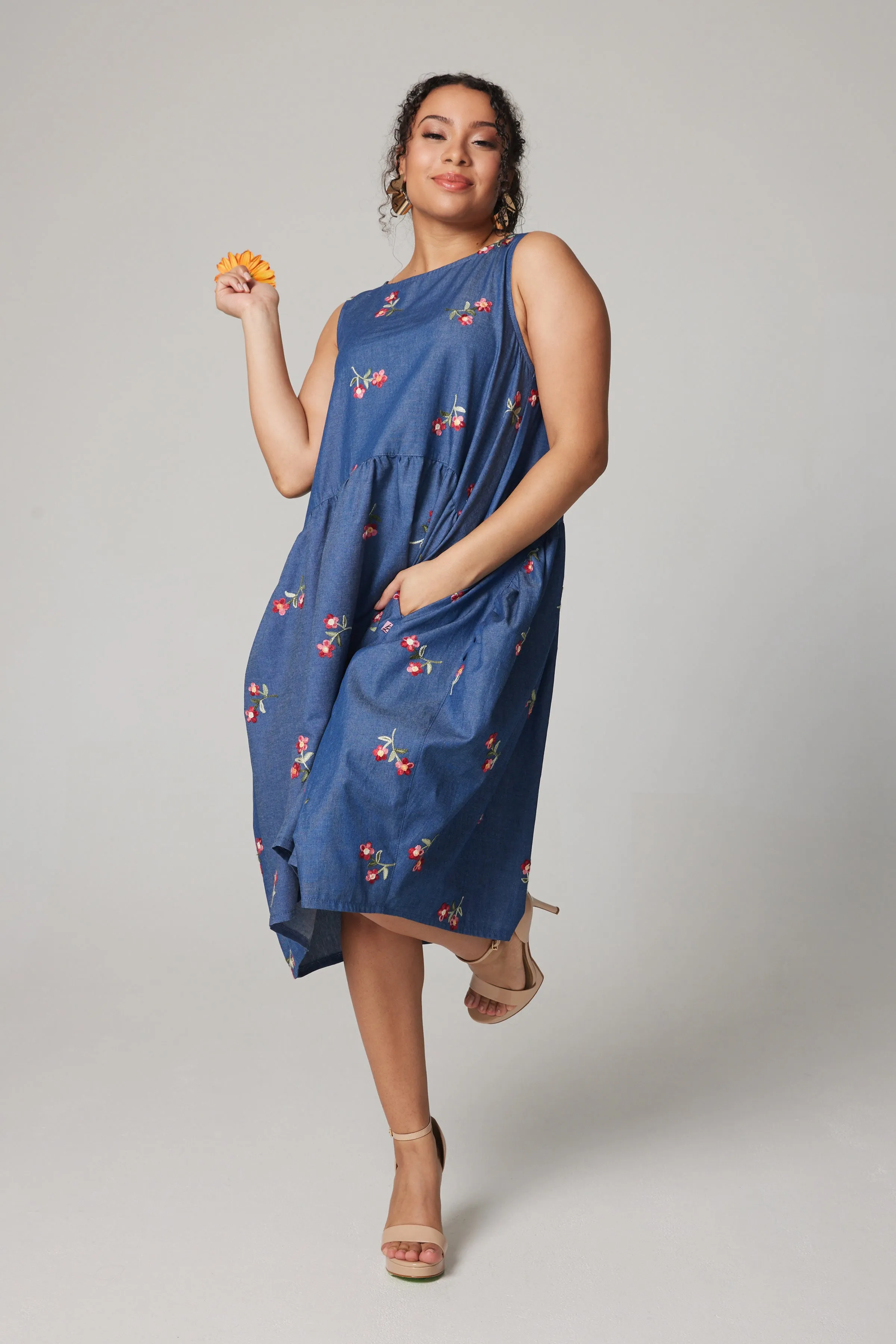 Eclipse Dress - Denim