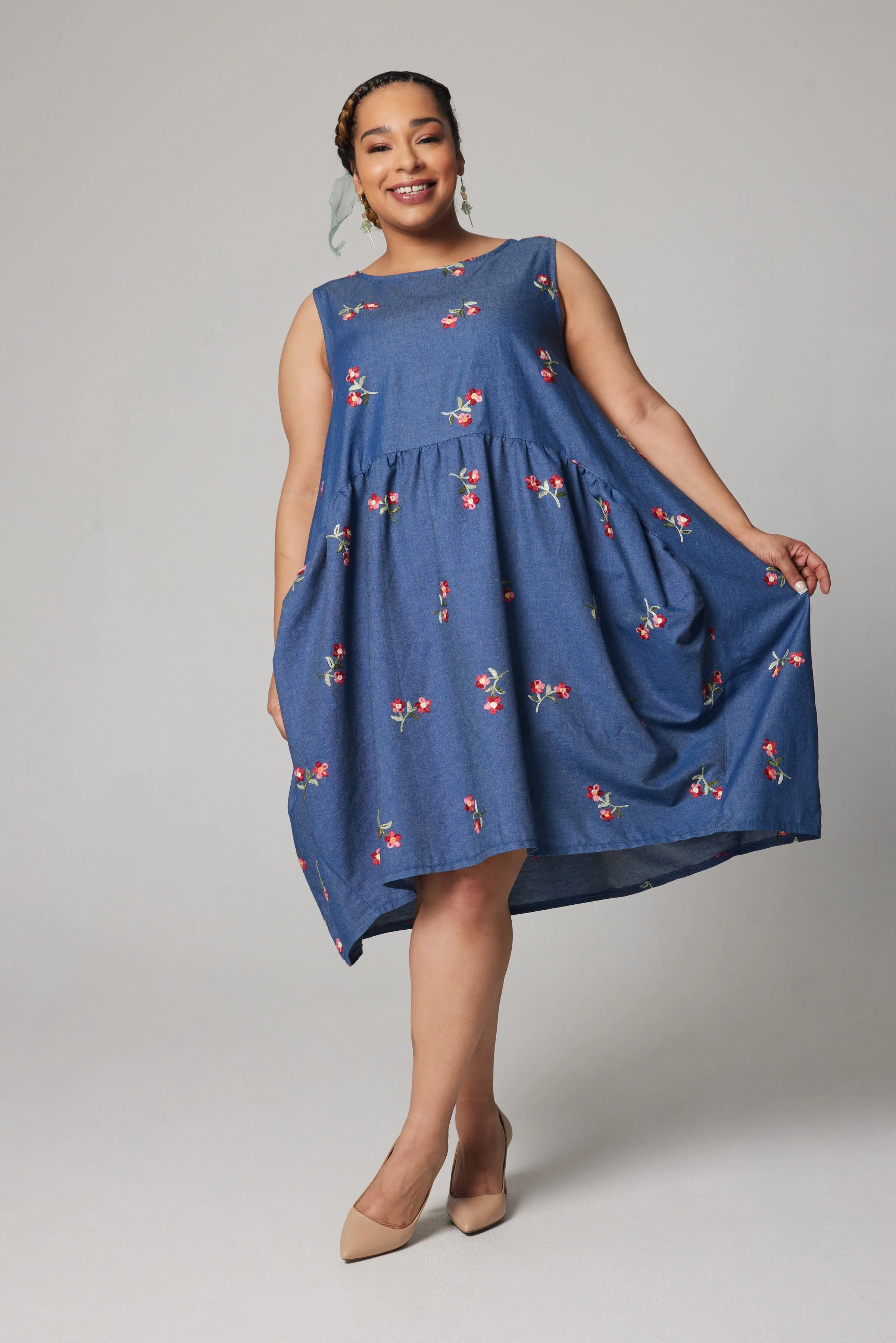 Eclipse Dress - Denim