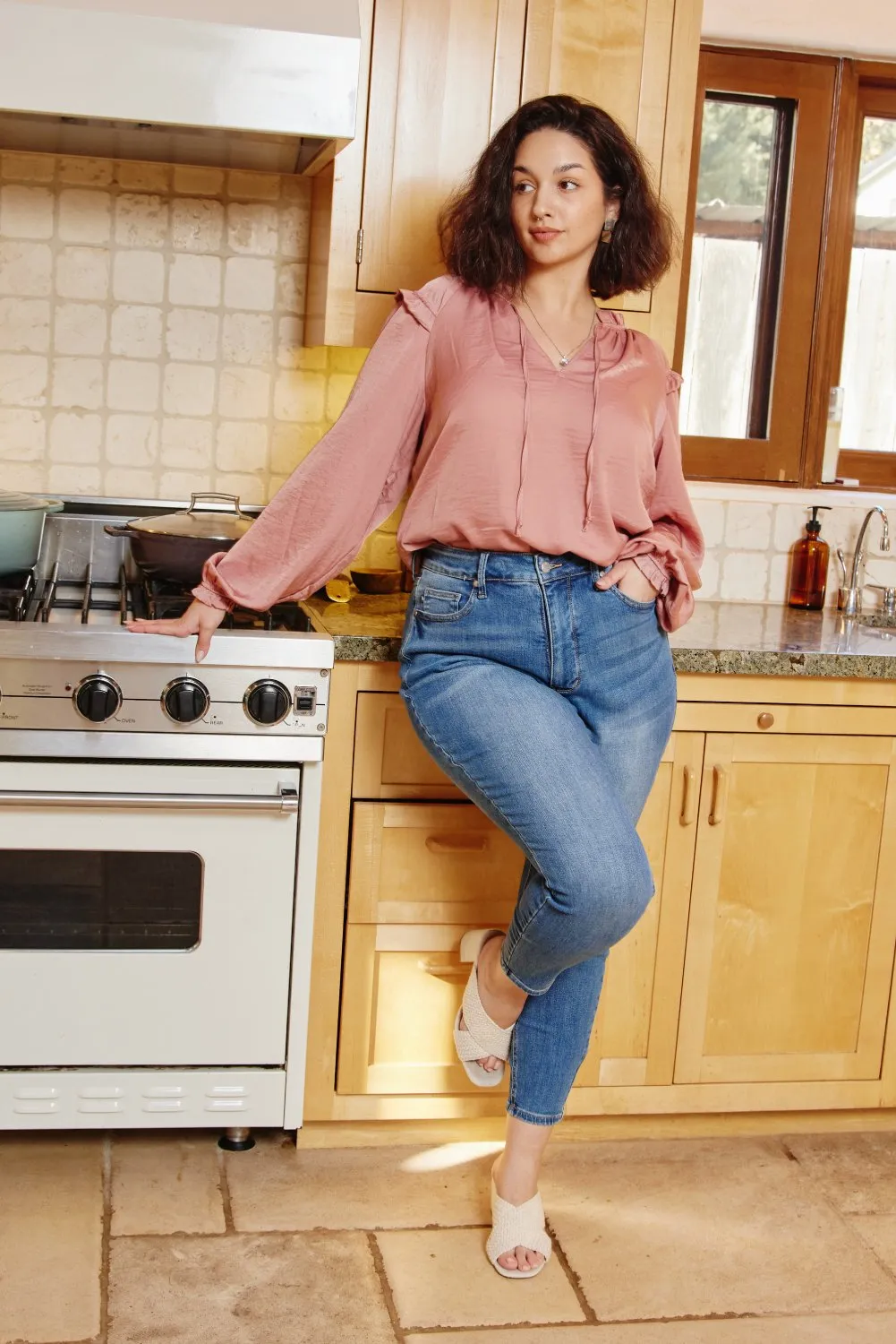 Evelyn High Rise Tummy Control Classic Skinny Jeans - PLUS