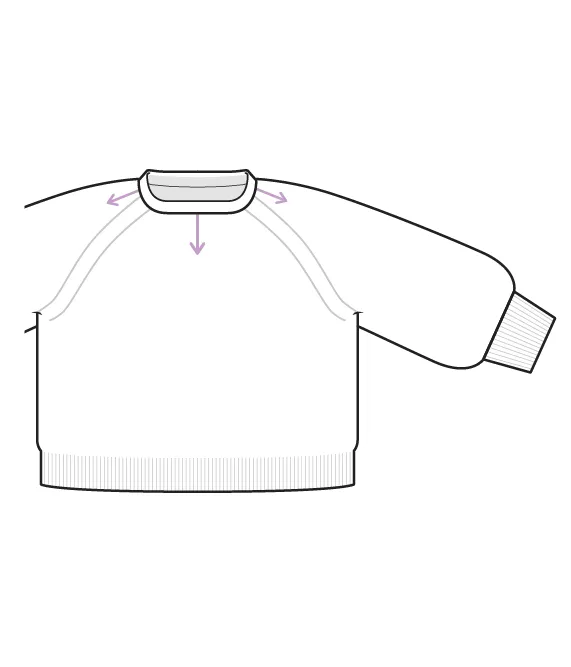 First Raglan Sweater