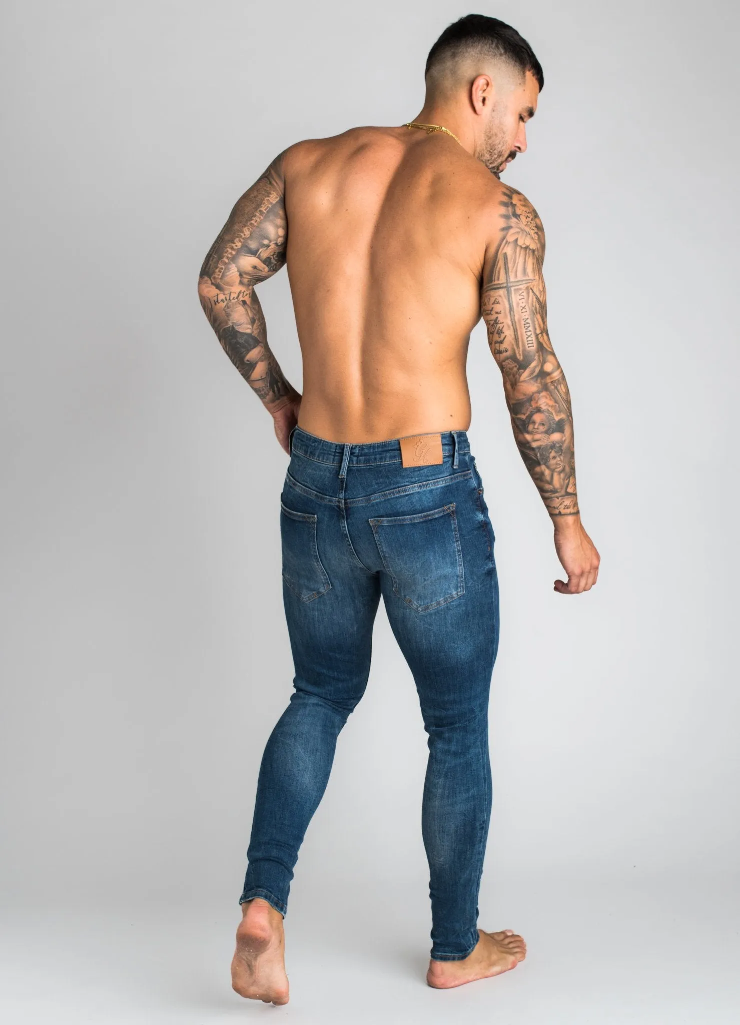 GK Ford Skinny Denim - Stone Wash