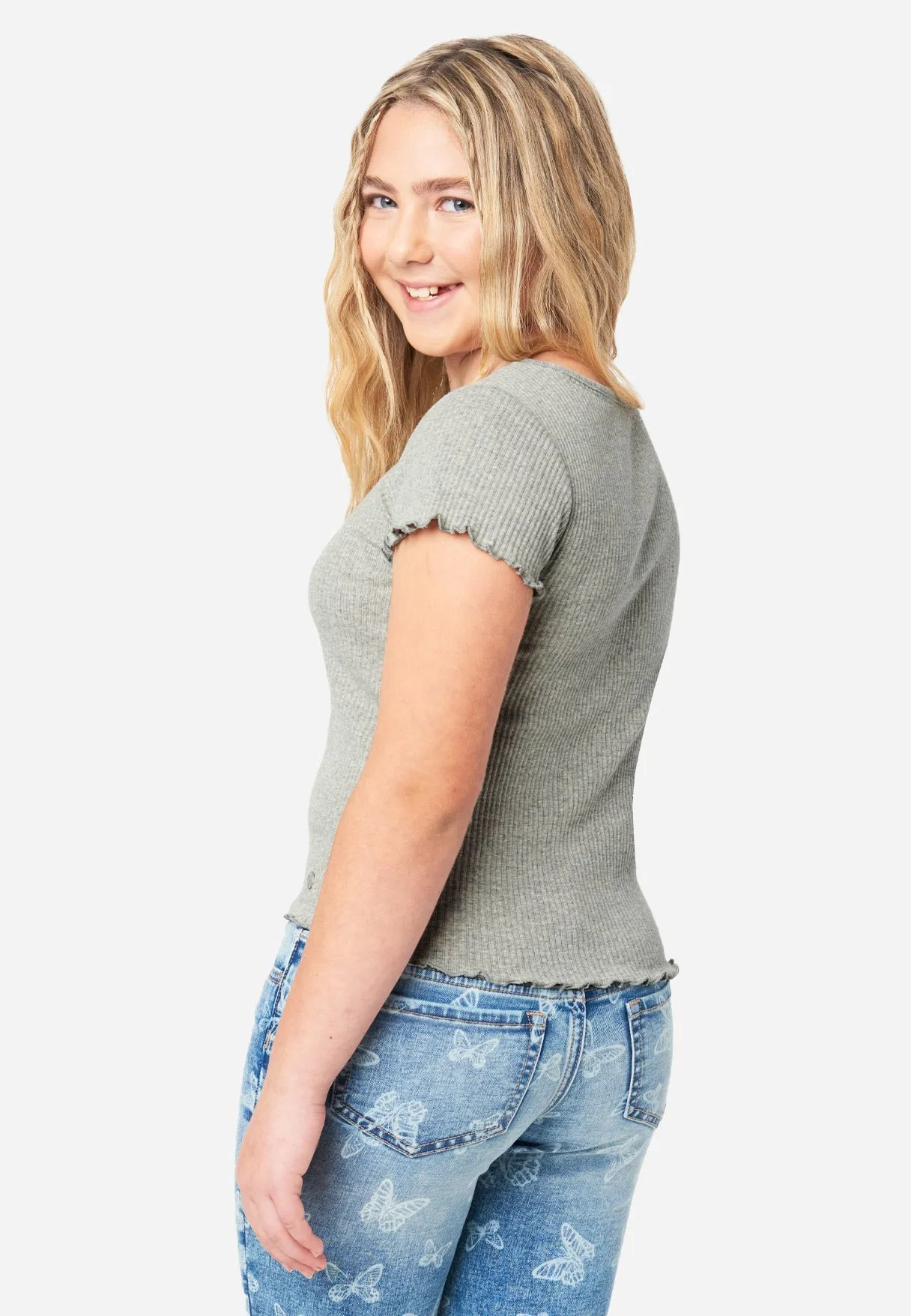 Graphic Square-Neck Tee
