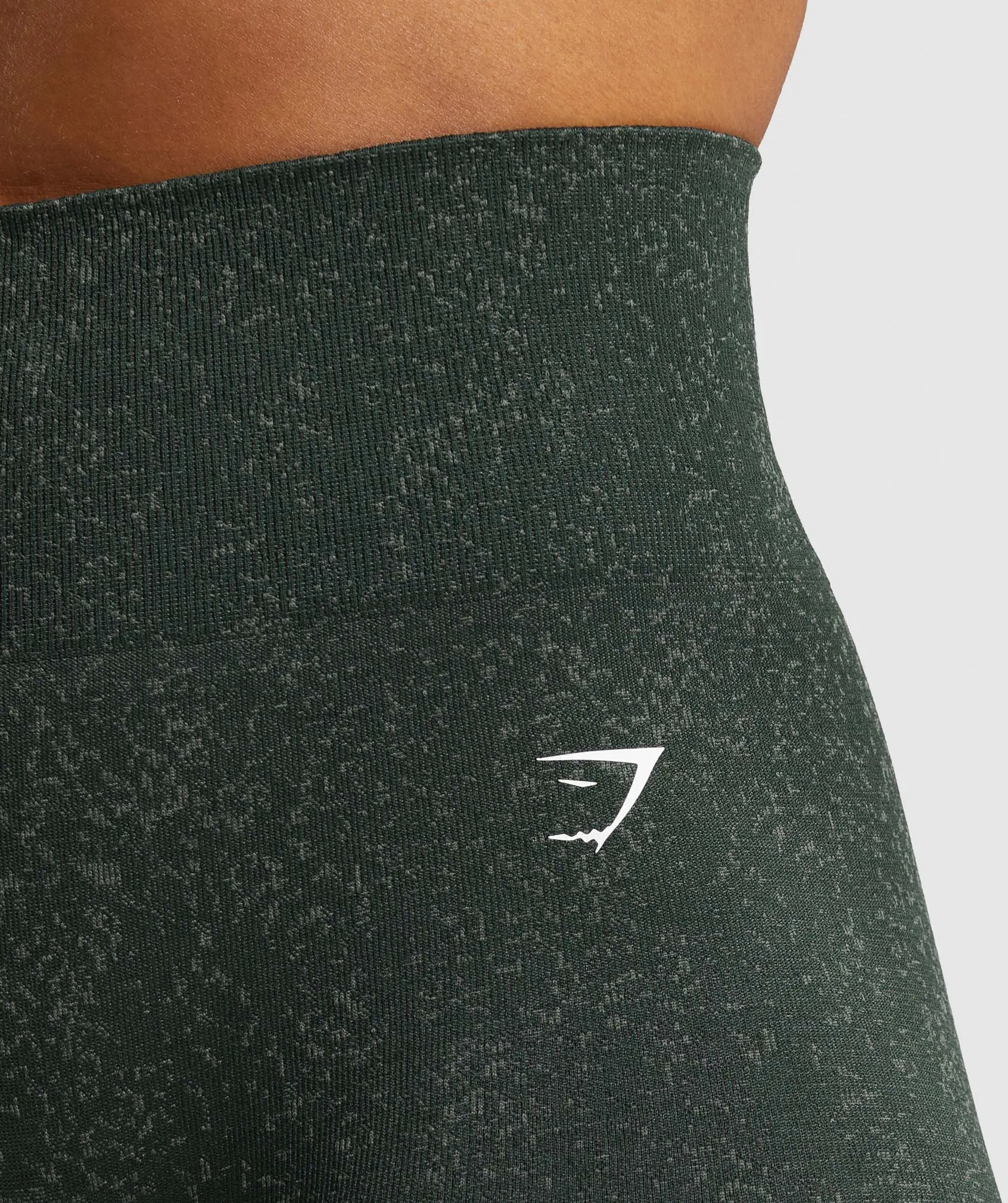 Enhanced Gymshark Victory Green/Unit Green Adapt Fleck Seamless Leggings