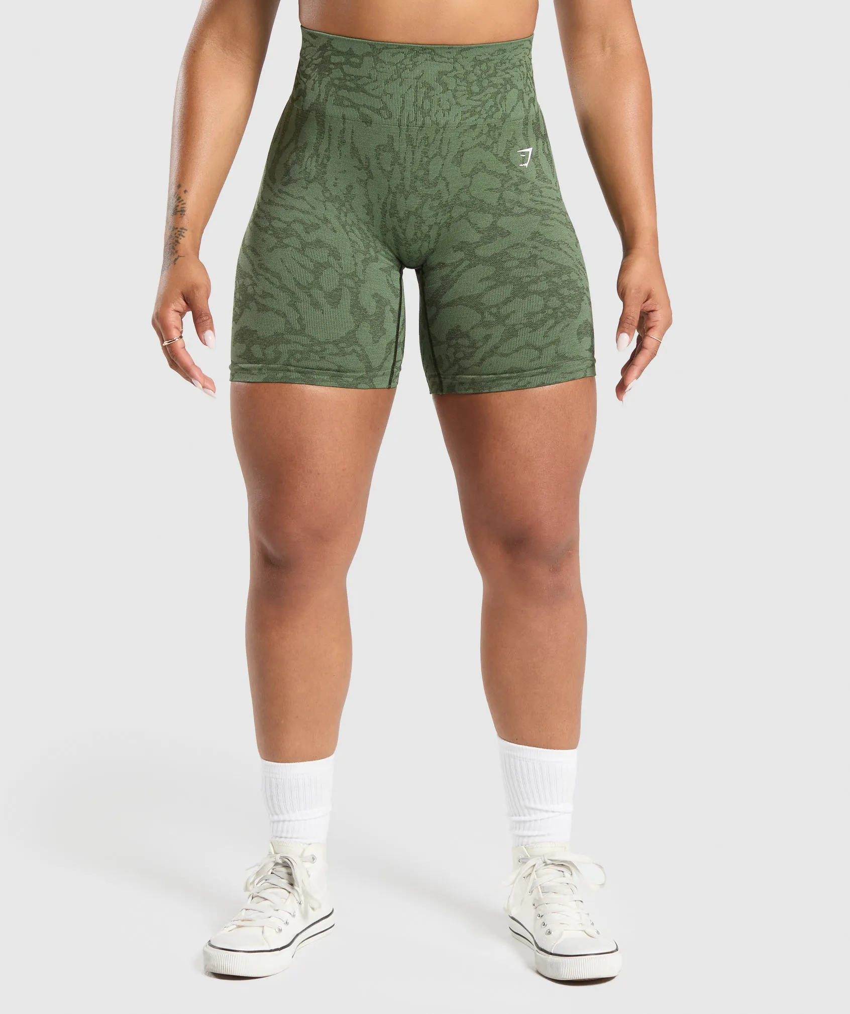 Gymshark Adapt x Whitney Shorts - Force Green/Winter Olive