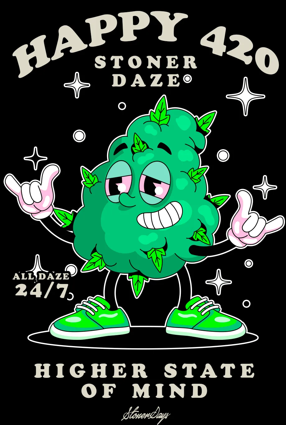 Happy 420 24/7 Long Sleeve