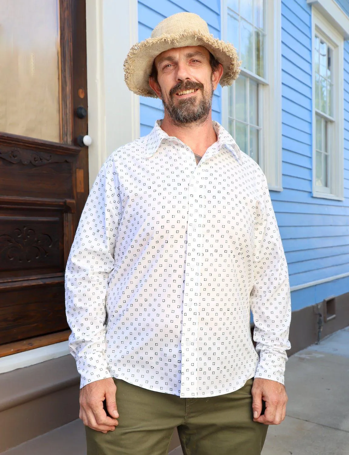 Harit Organic Cotton Men's Button Down Shirt