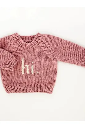 Hi. Rosy Baby Cardigan