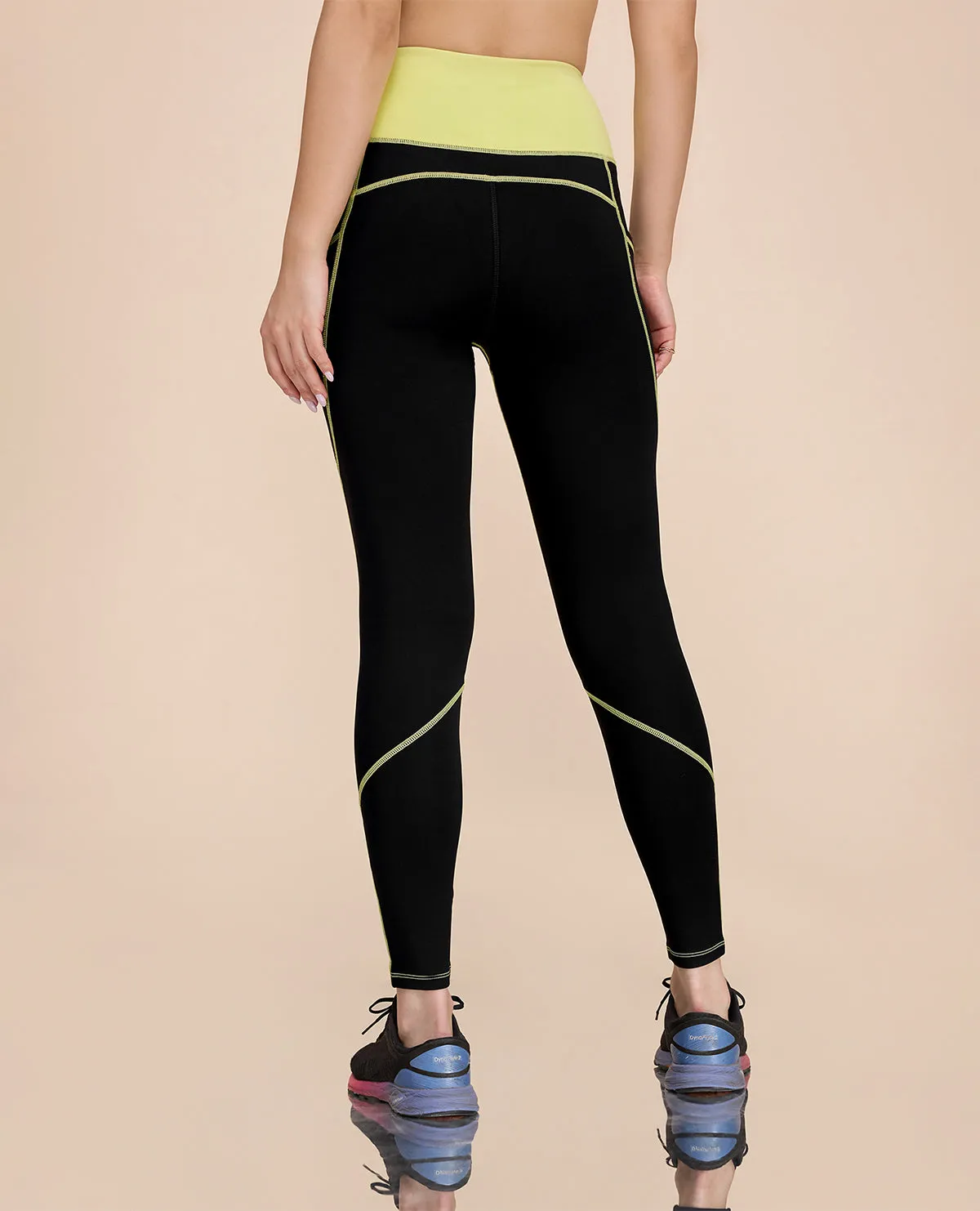 High Waisted Leggings in Second SKN Fabric