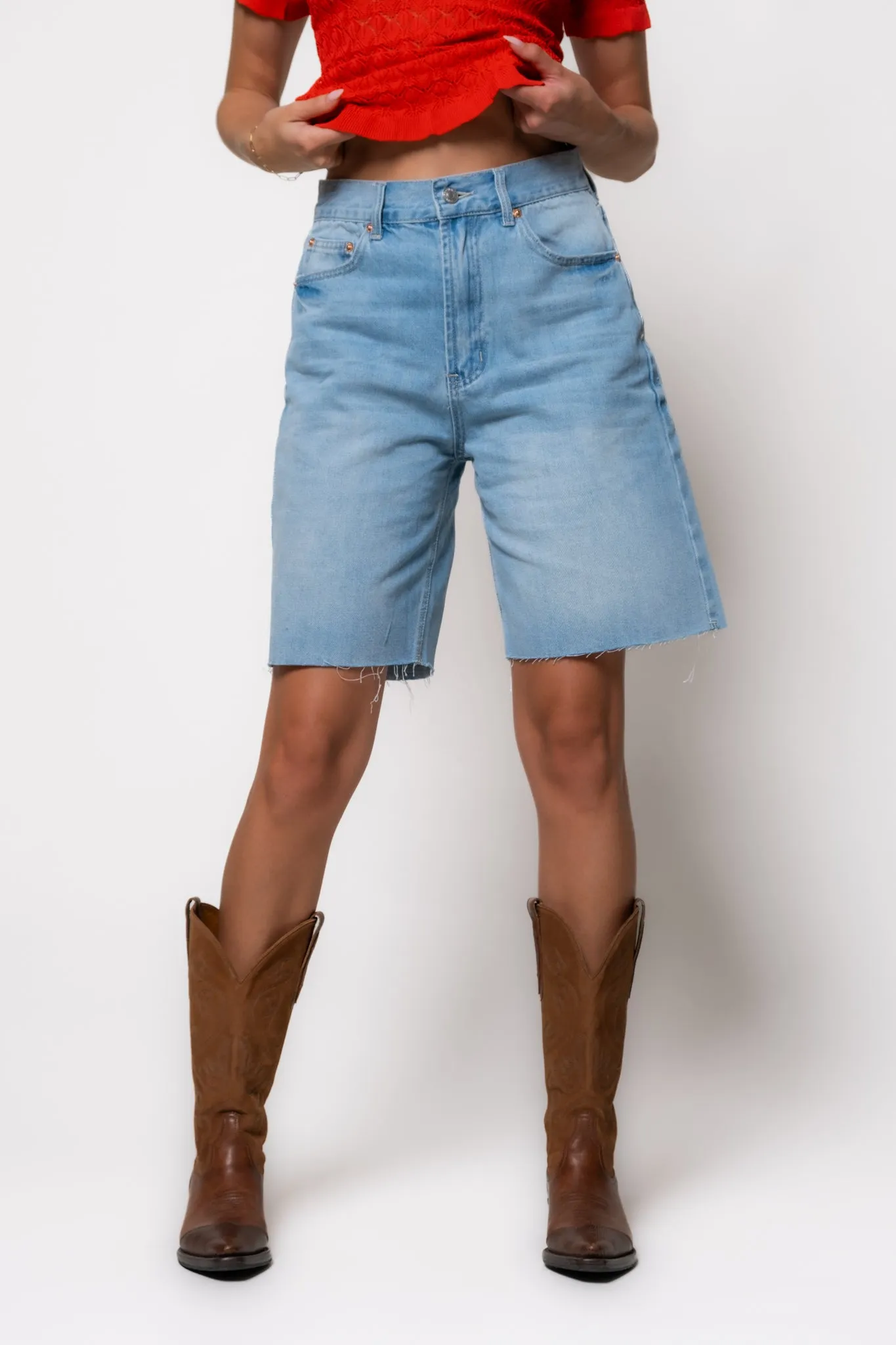 Highwaist Bermuda Cutoffs
