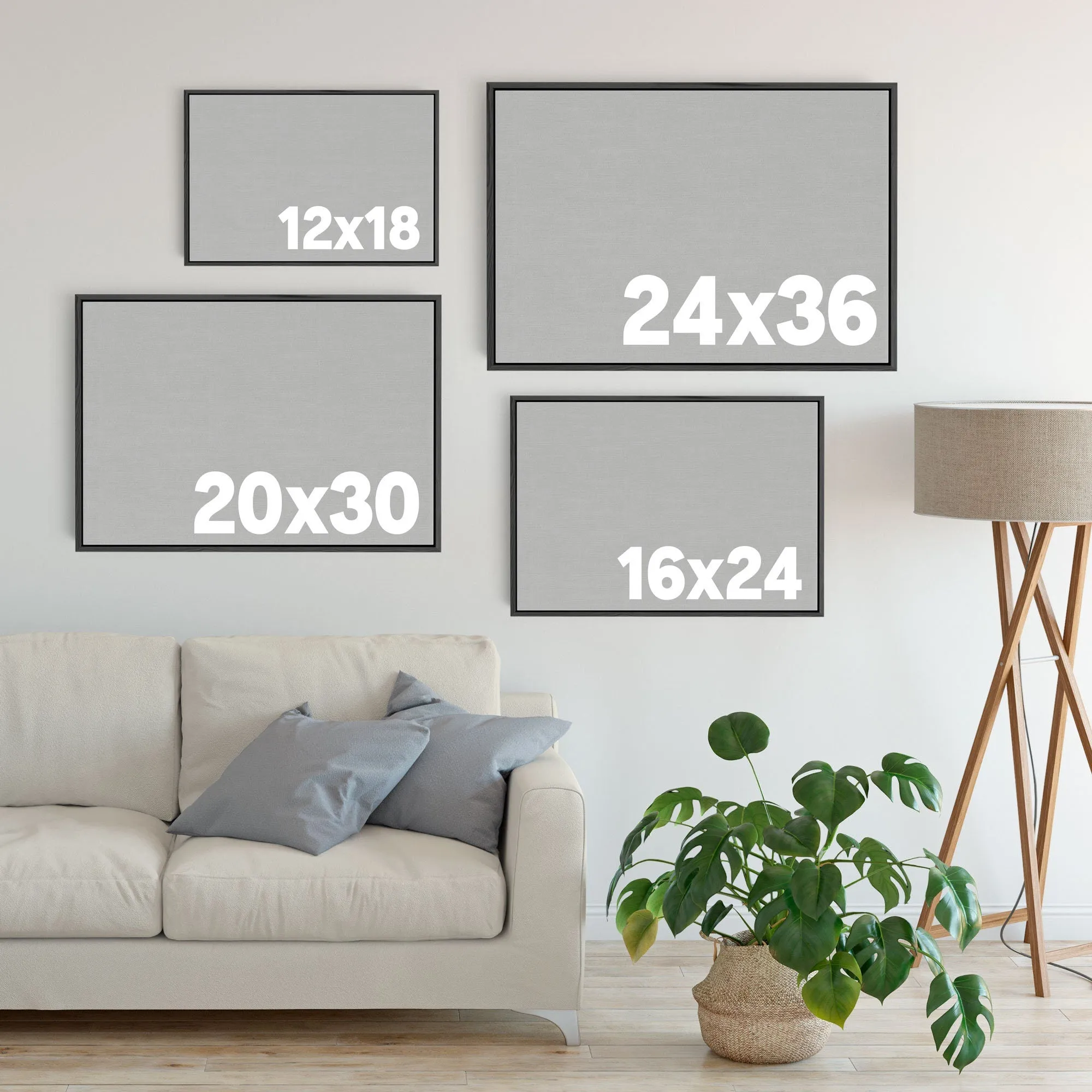 Horizontal Landscape with Stream Vintage Wall Art