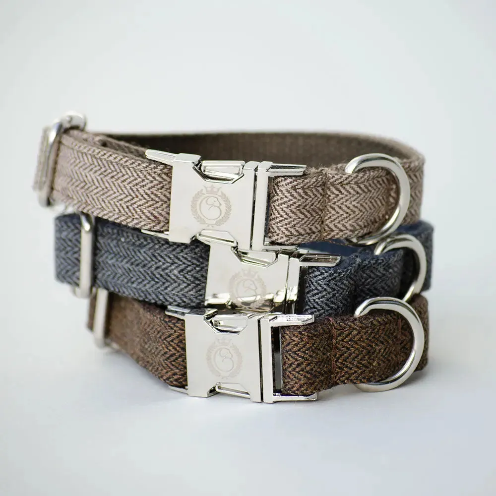 Hundehalsband „Balmoral“ - braun
