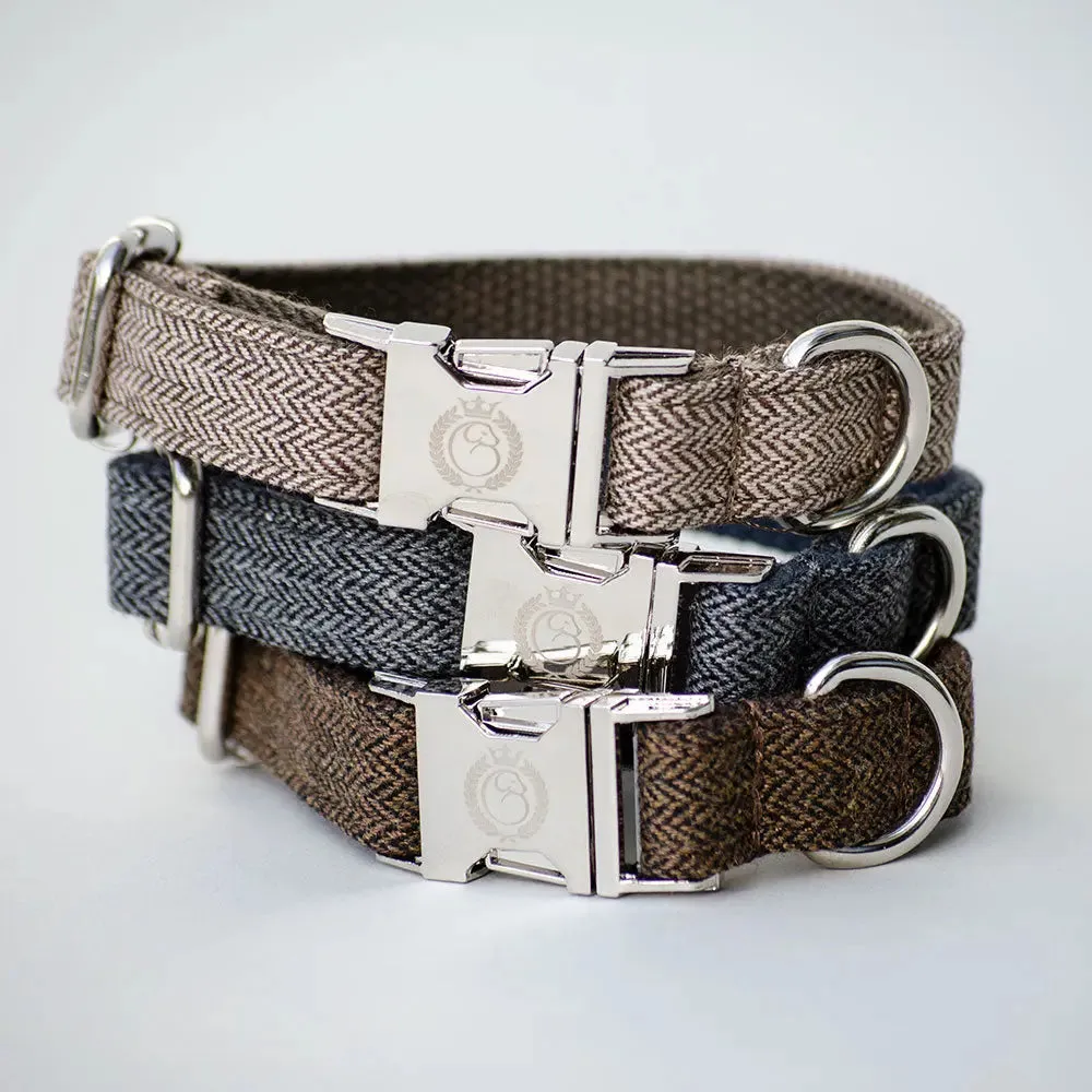 Hundehalsband „Balmoral“ - braun