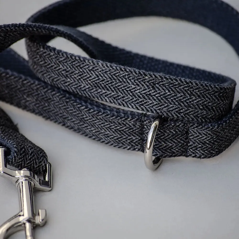 Hundeleine „Balmoral“ in blau