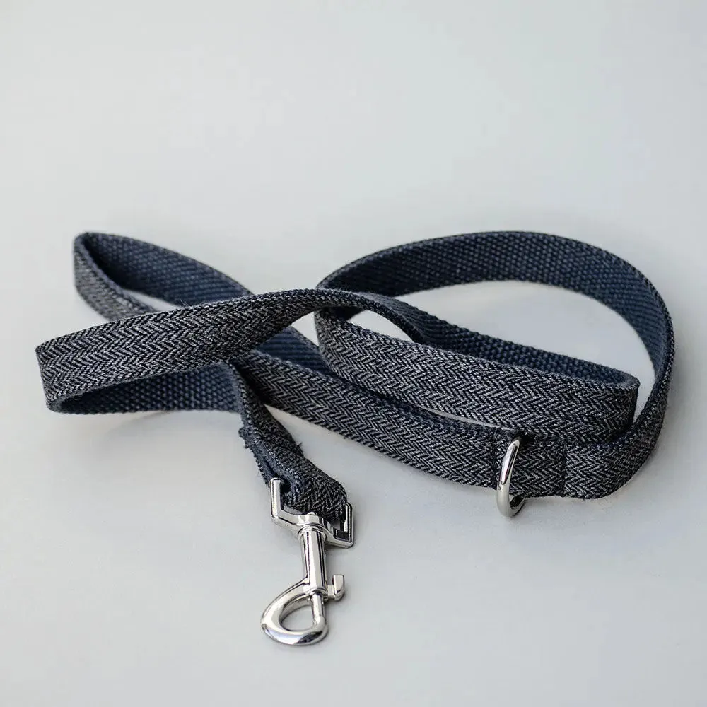Hundeleine „Balmoral“ in blau