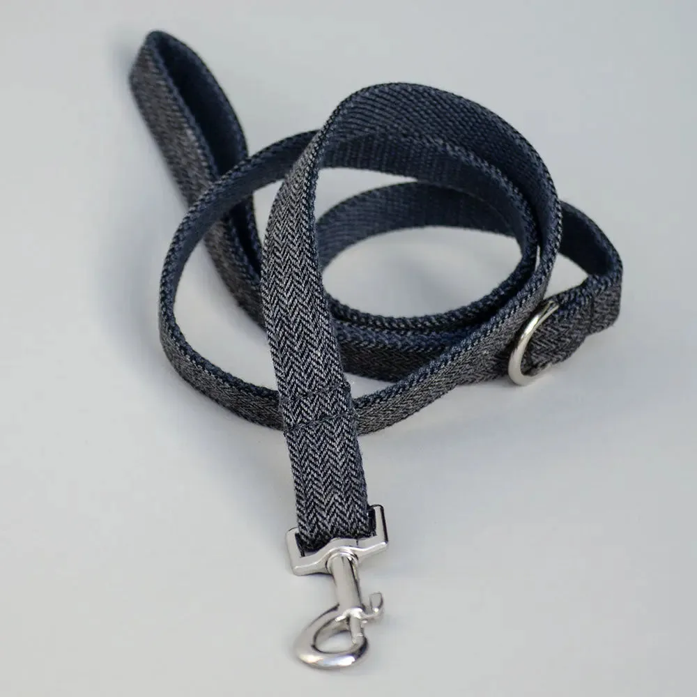 Hundeleine „Balmoral“ in blau