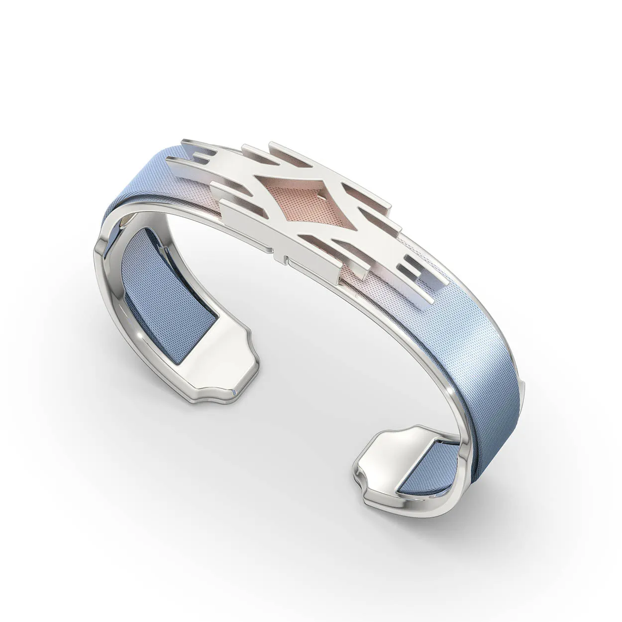 Ikat Silk Cuff - Sunrise Glow
