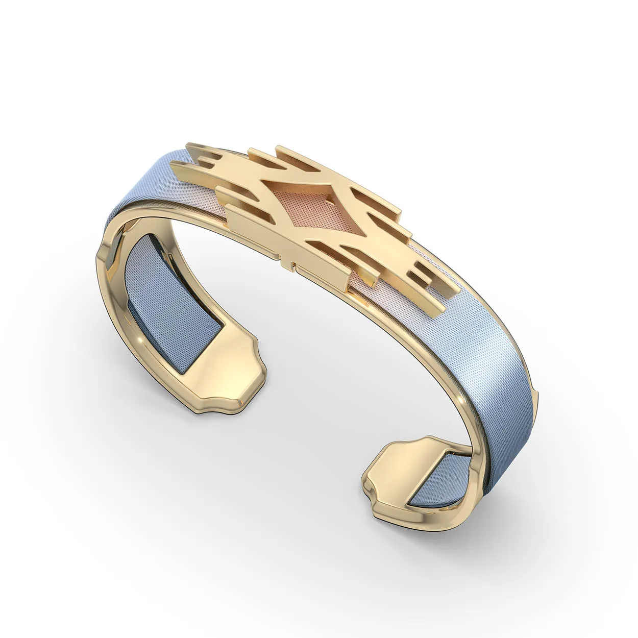 Ikat Silk Cuff - Sunrise Glow