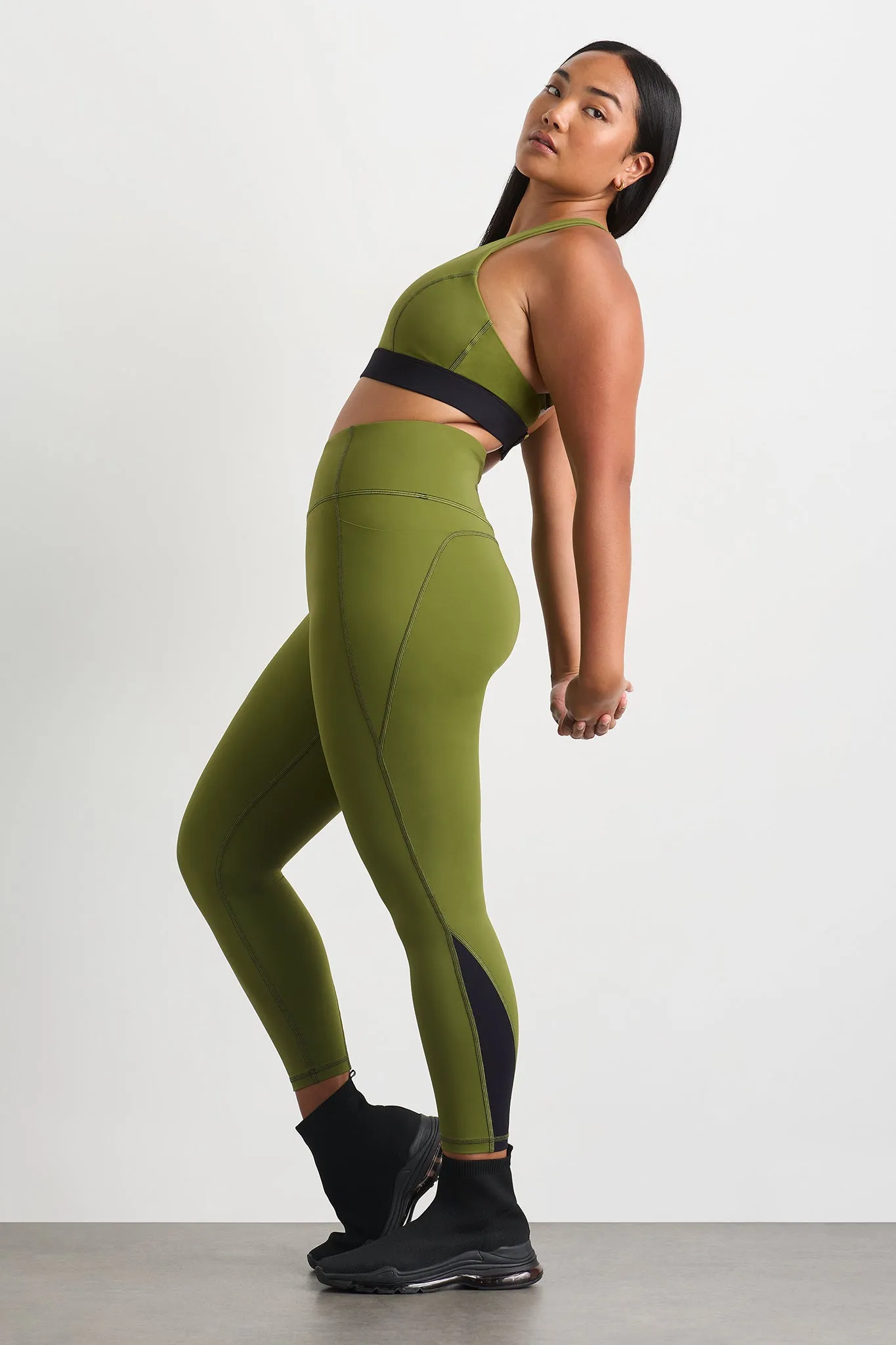 Inset Full Length Legging 250