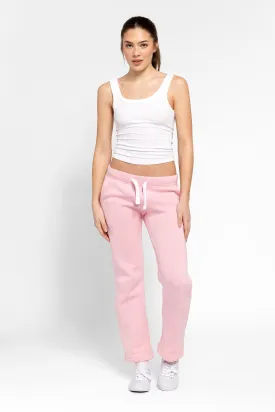 Girls Straight Leg Joggers in Pink Crush