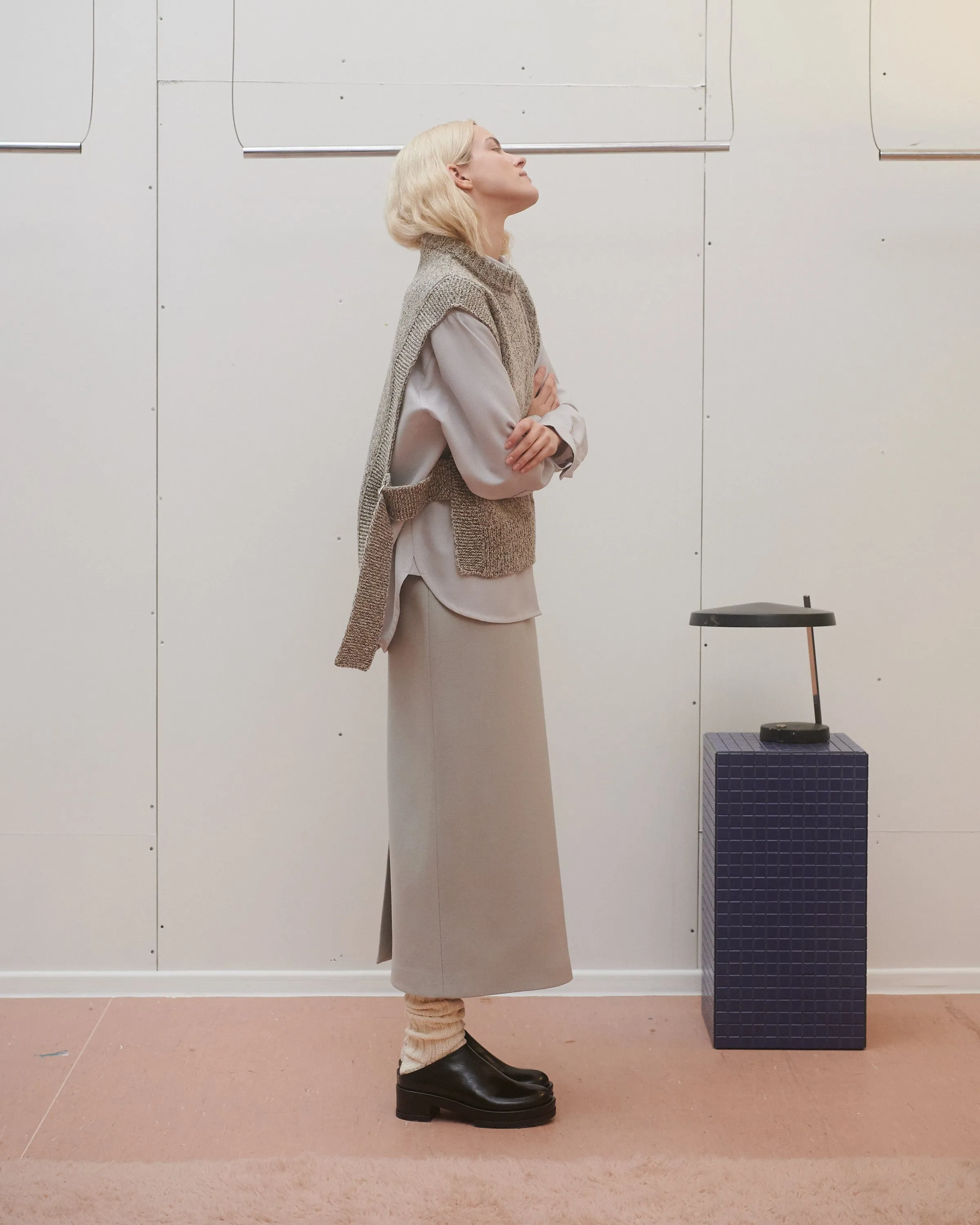 Kalvos: Tweed Merino Wool Vest