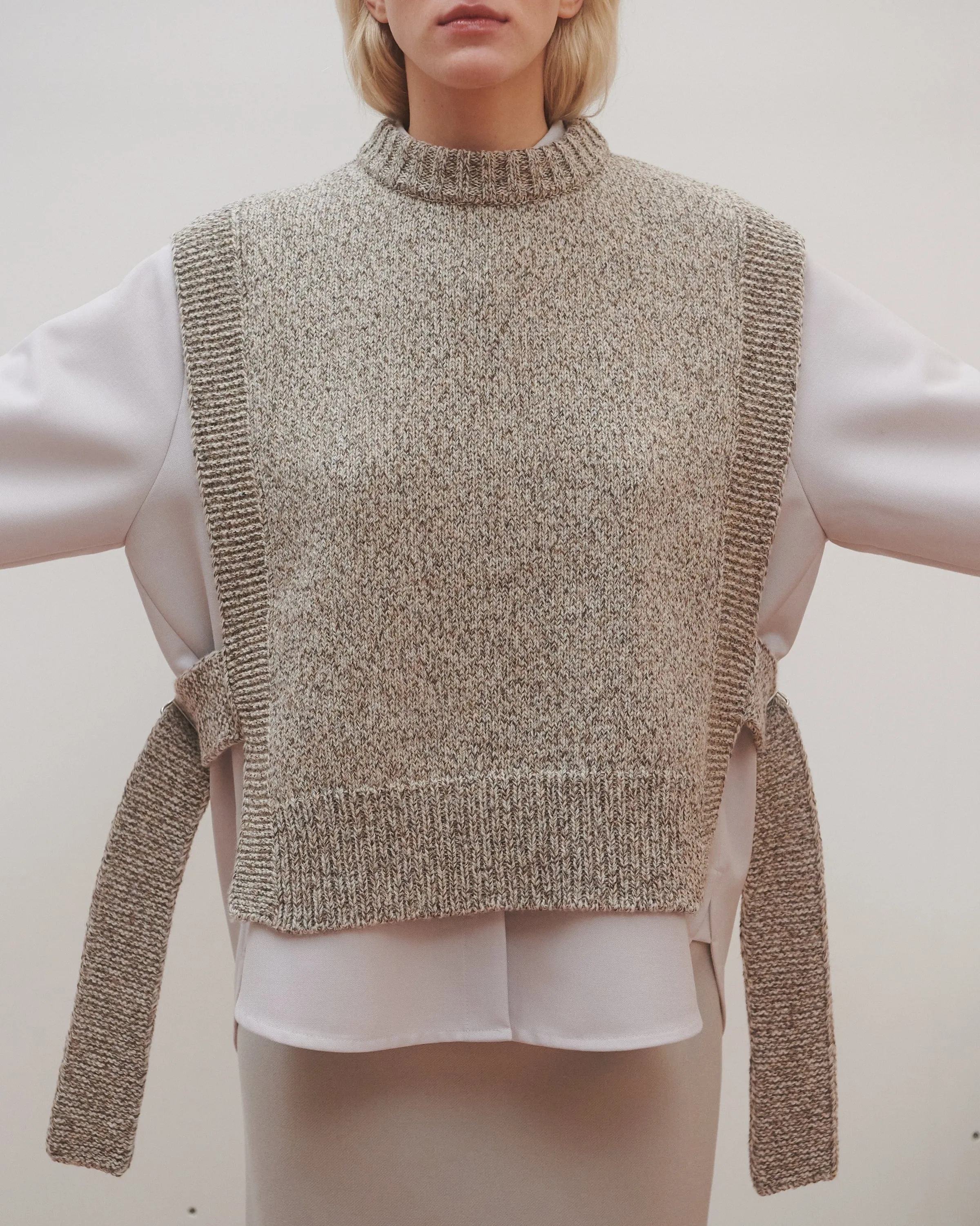 Kalvos: Tweed Merino Wool Vest
