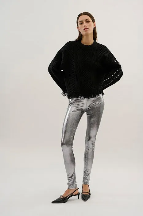 Karen By Simonsen Regitze Leggings in Silver