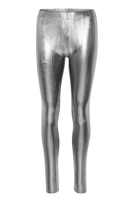 Karen By Simonsen Regitze Leggings in Silver