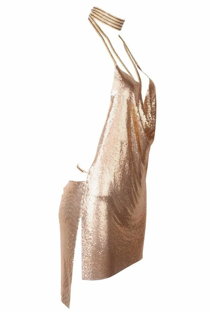 Kenny Mini Dress - Gold