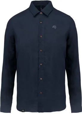 KRB K588 ― Krempelbares Leinenhemd - Navy Blau