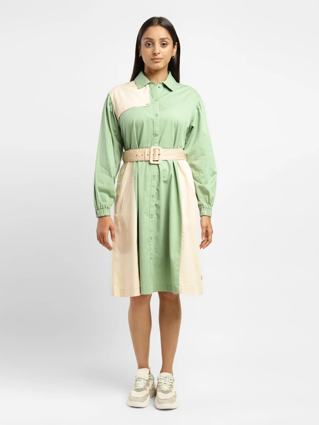 Levi's X Deepika Padukone Reutility midi dress