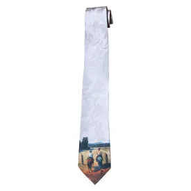 Limited-Edition Working the Pasture Silk Tie by Howard Post