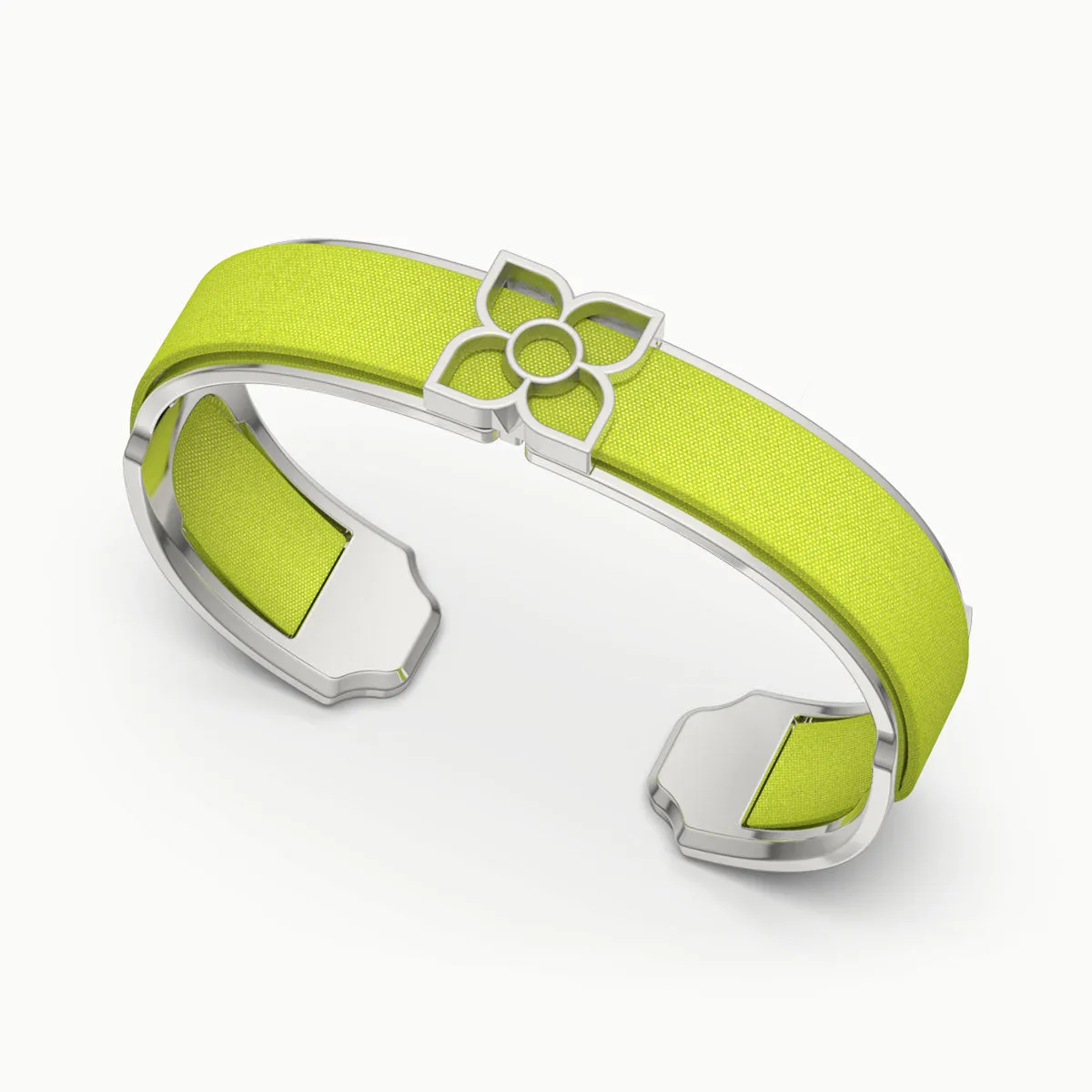 Lotus Silk Cuff - Pomelo Green