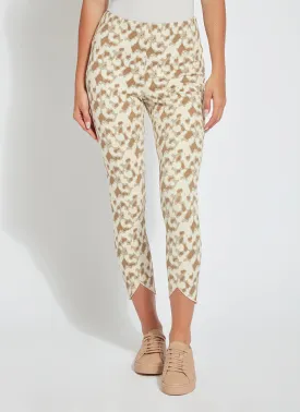 Lynette Scallop Edge Patterned Denim