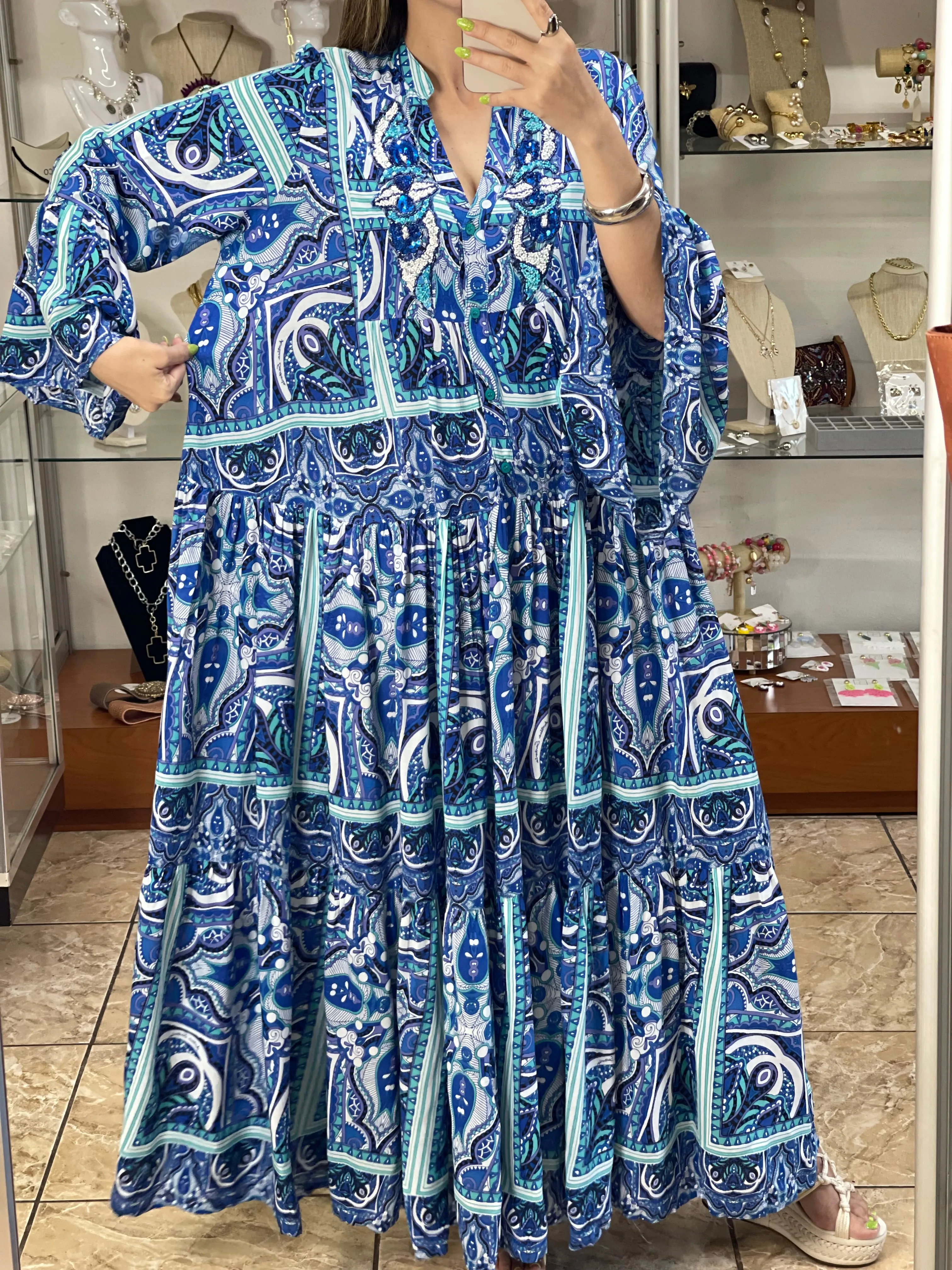Maris OS Maxi Dress