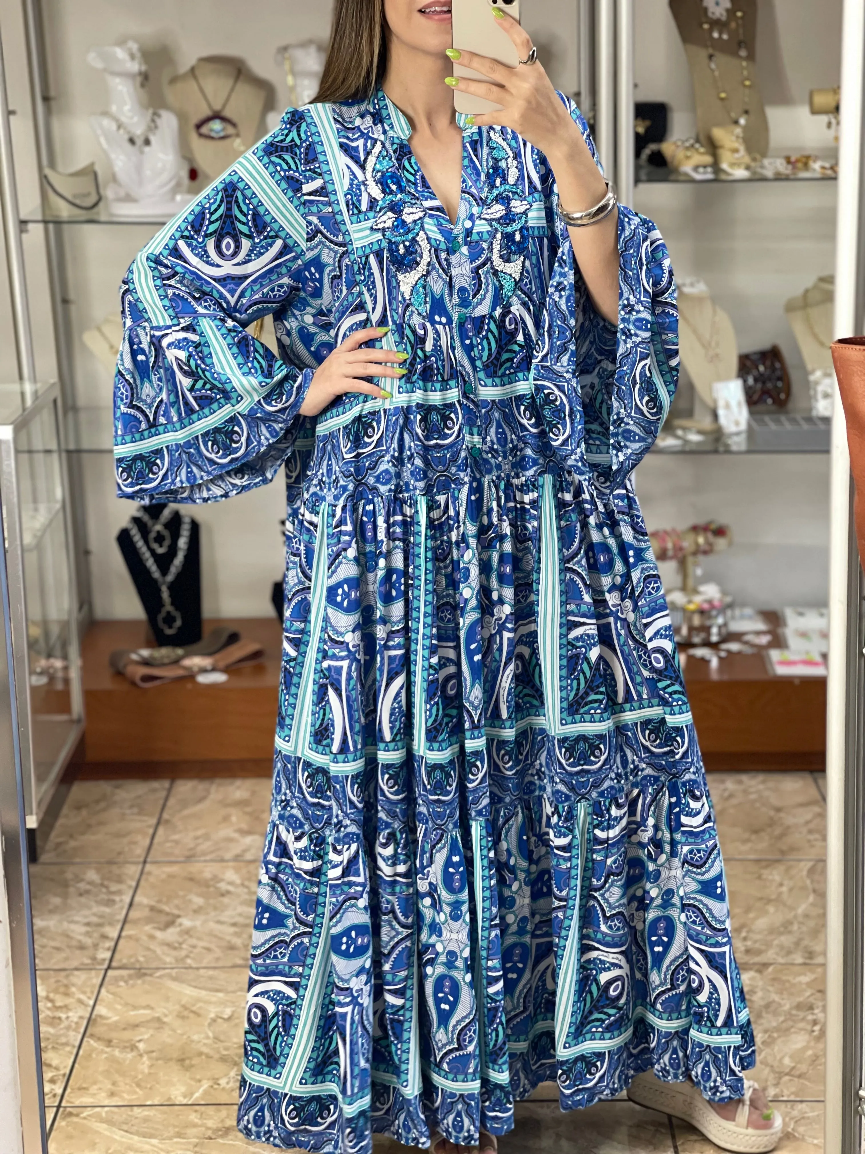 Maris OS Maxi Dress